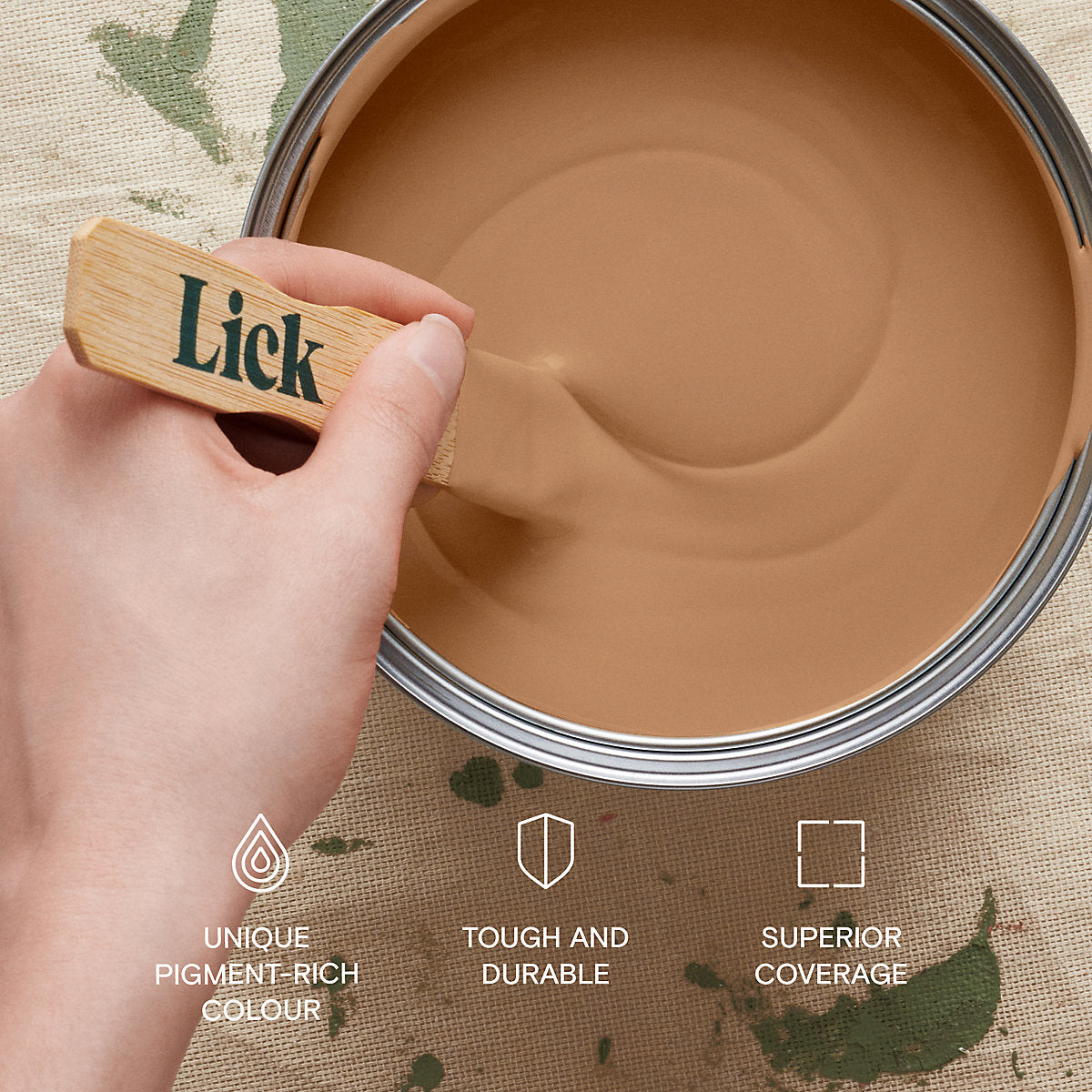 Lick Orange 03 Matt Emulsion paint, 2.5L