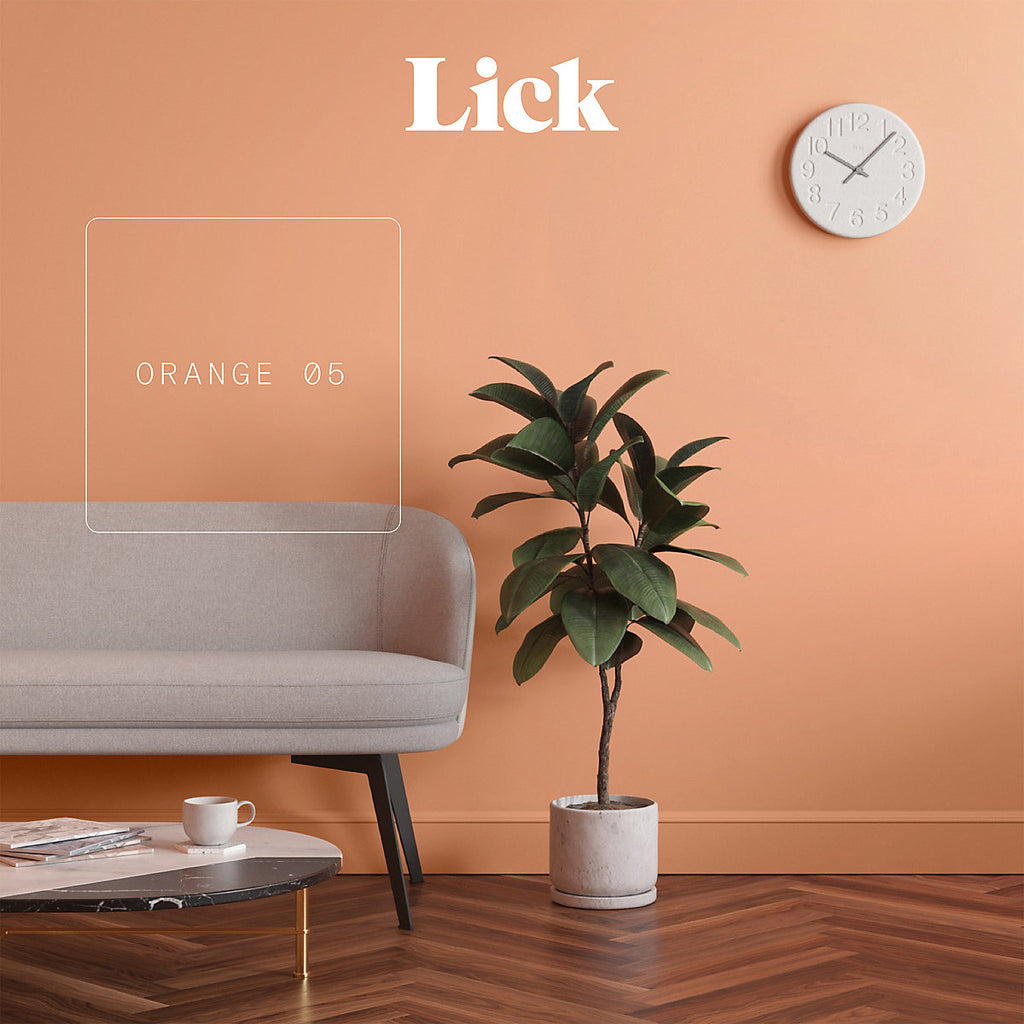 Lick Orange 05 Matt Emulsion paint, 2.5L