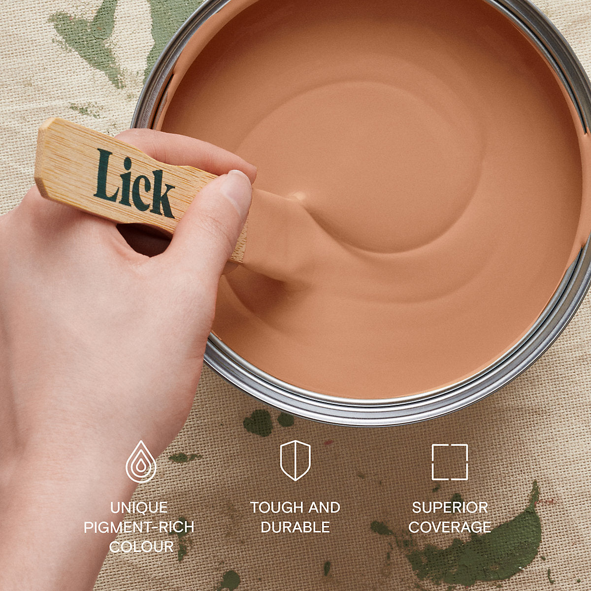Lick Orange 05 Peel & stick Tester