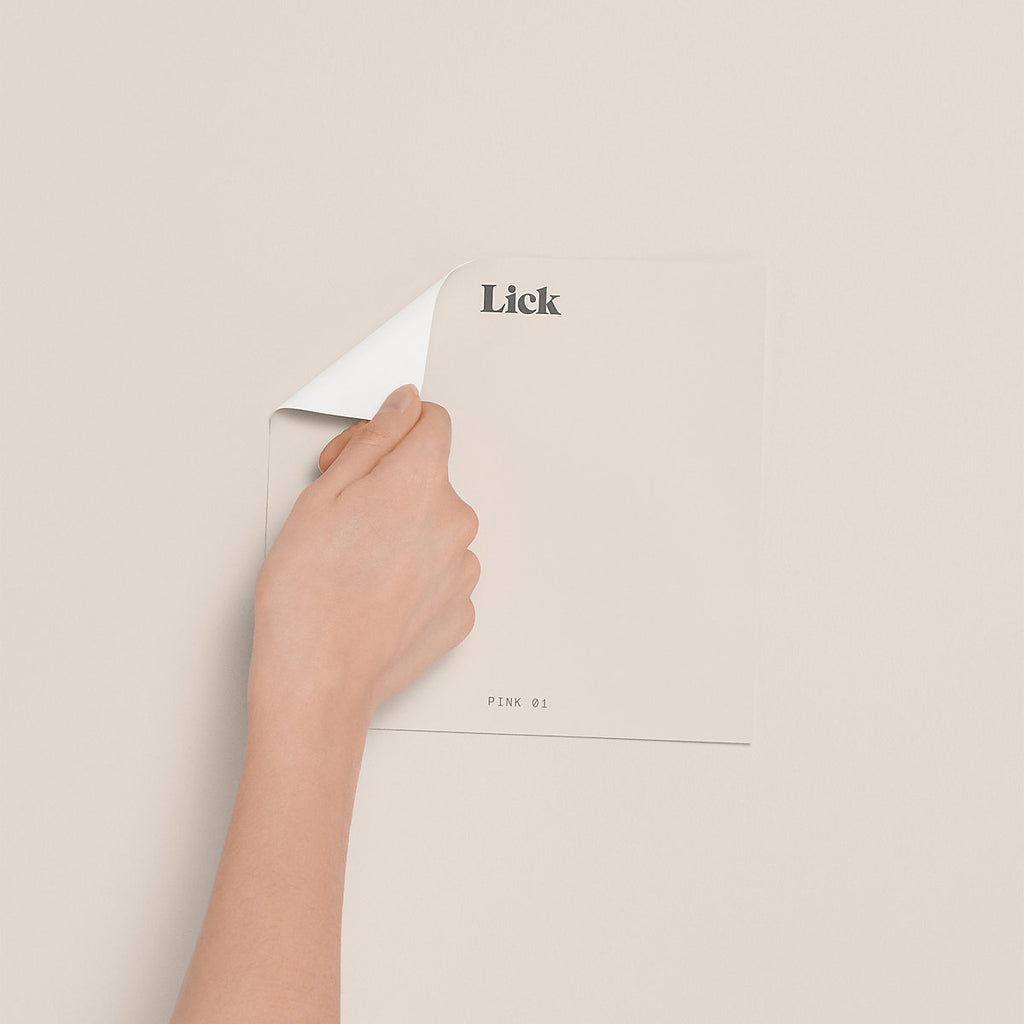 Lick Pink 01 Peel & stick Tester