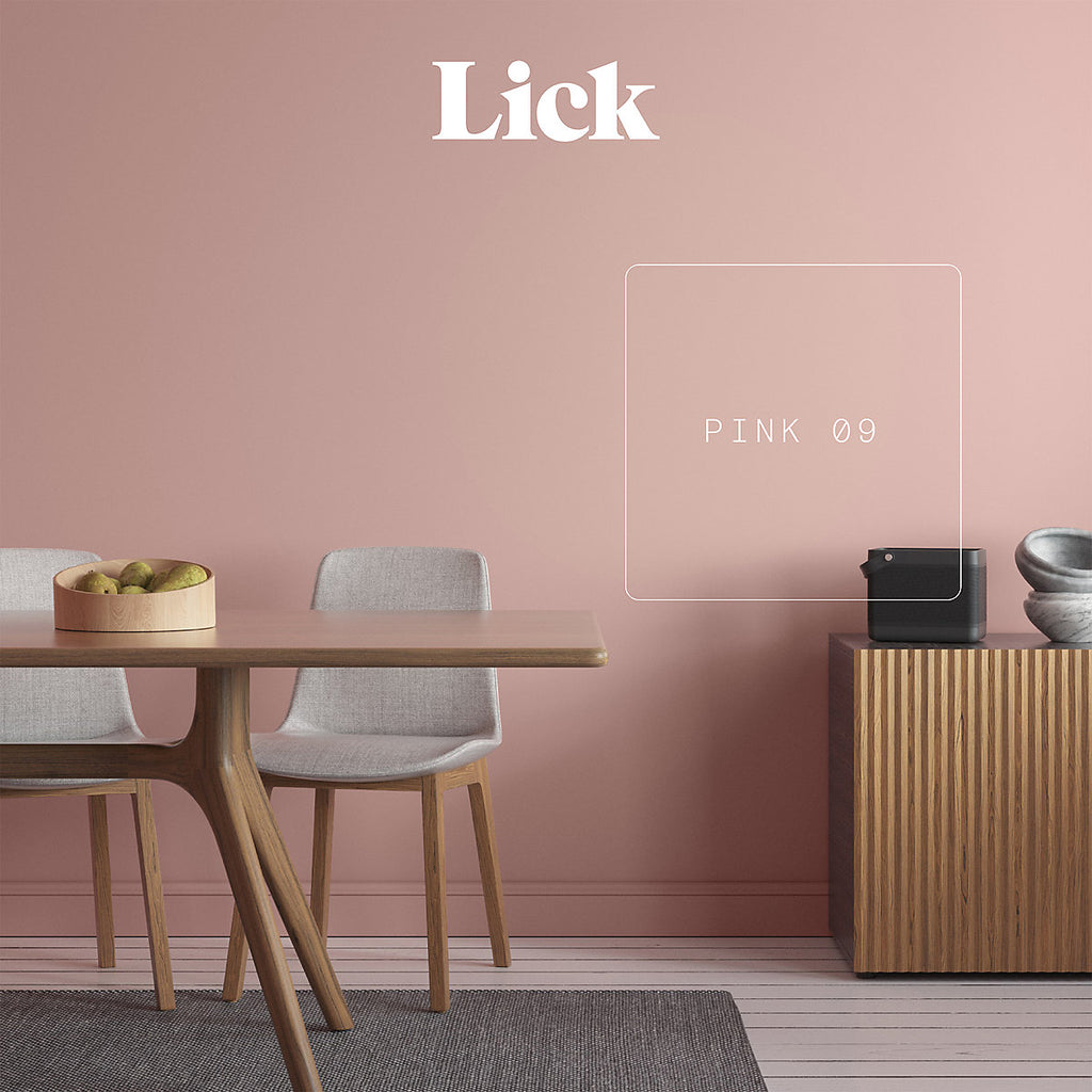 Lick Pink 09 Matt Emulsion paint, 2.5L
