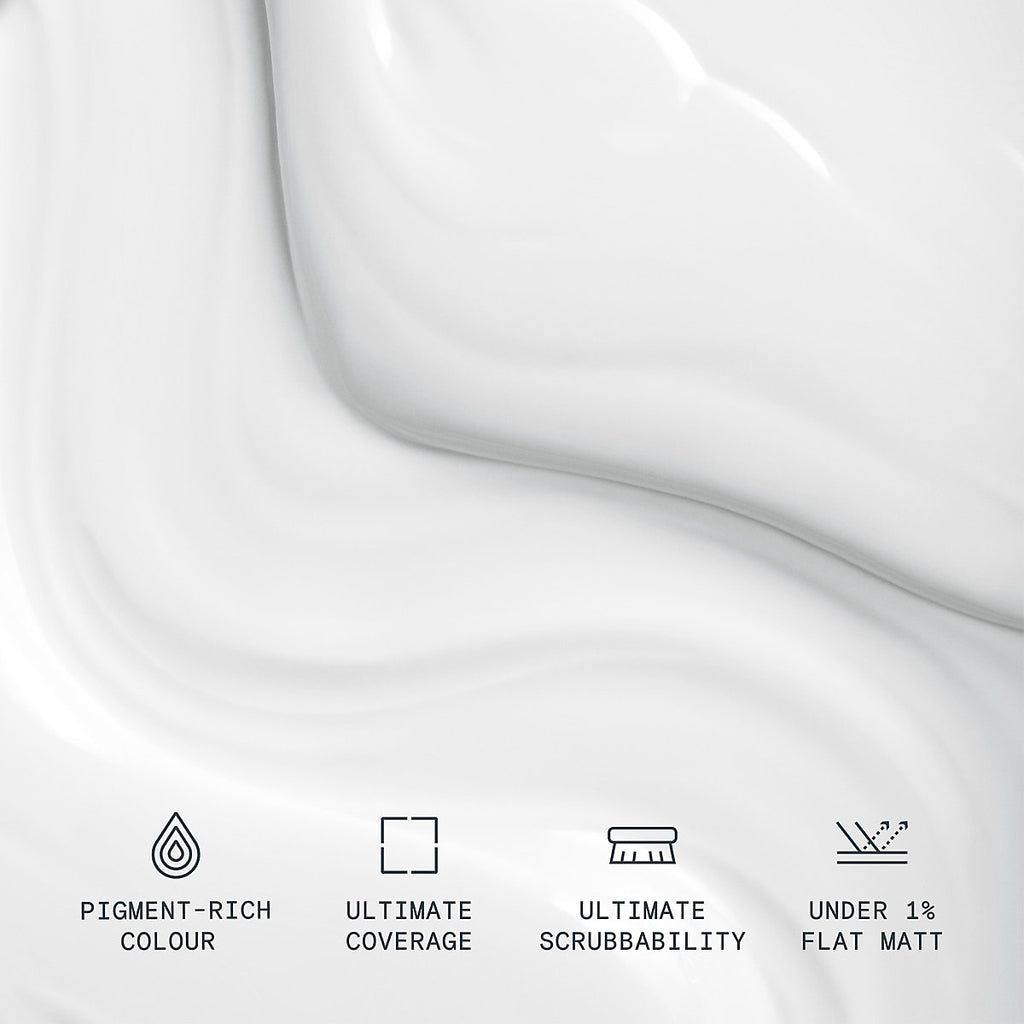 Lick Supreme White 07 Flat matt Multi-surface Emulsion paint, 2.5L