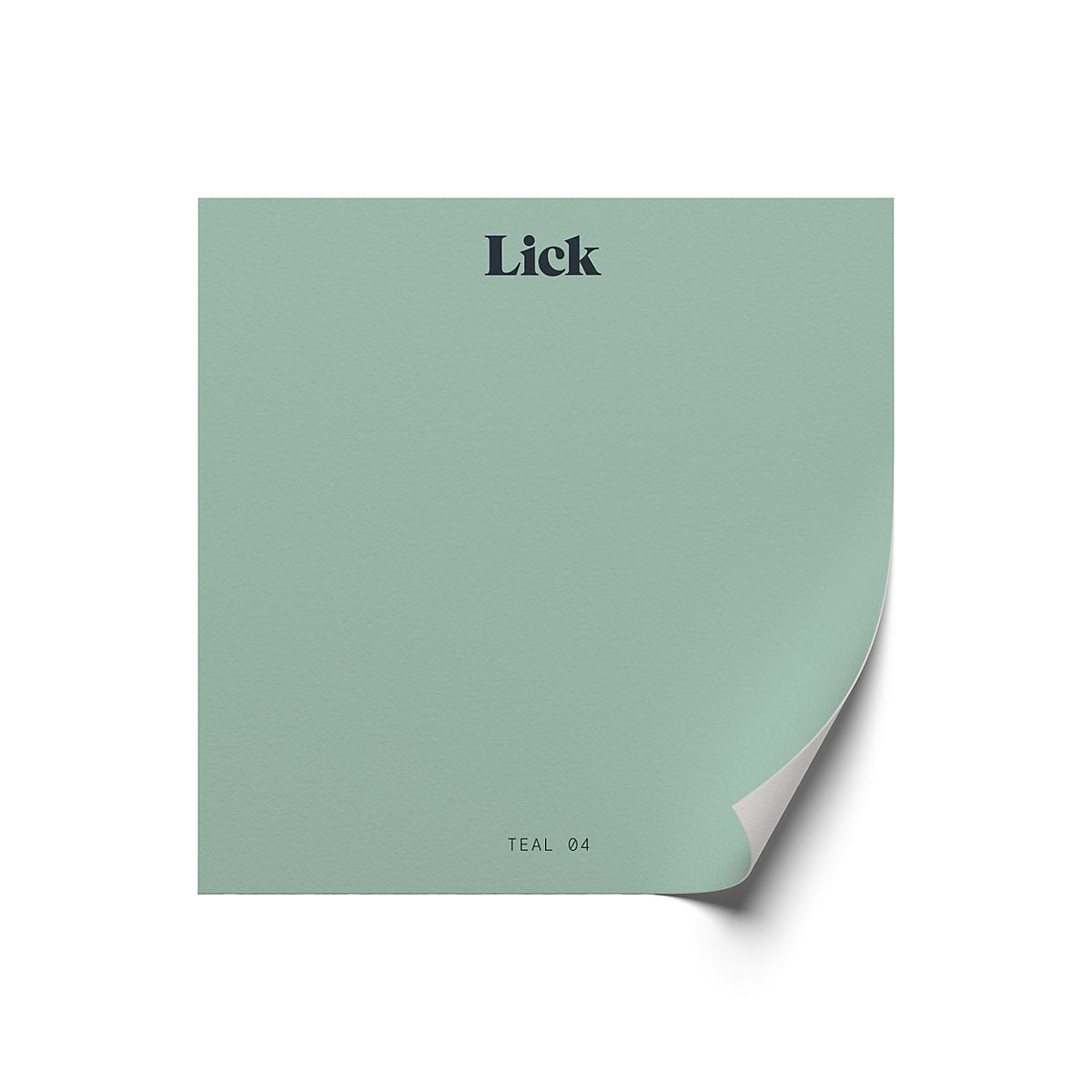 Lick Teal 04 Peel & stick Tester