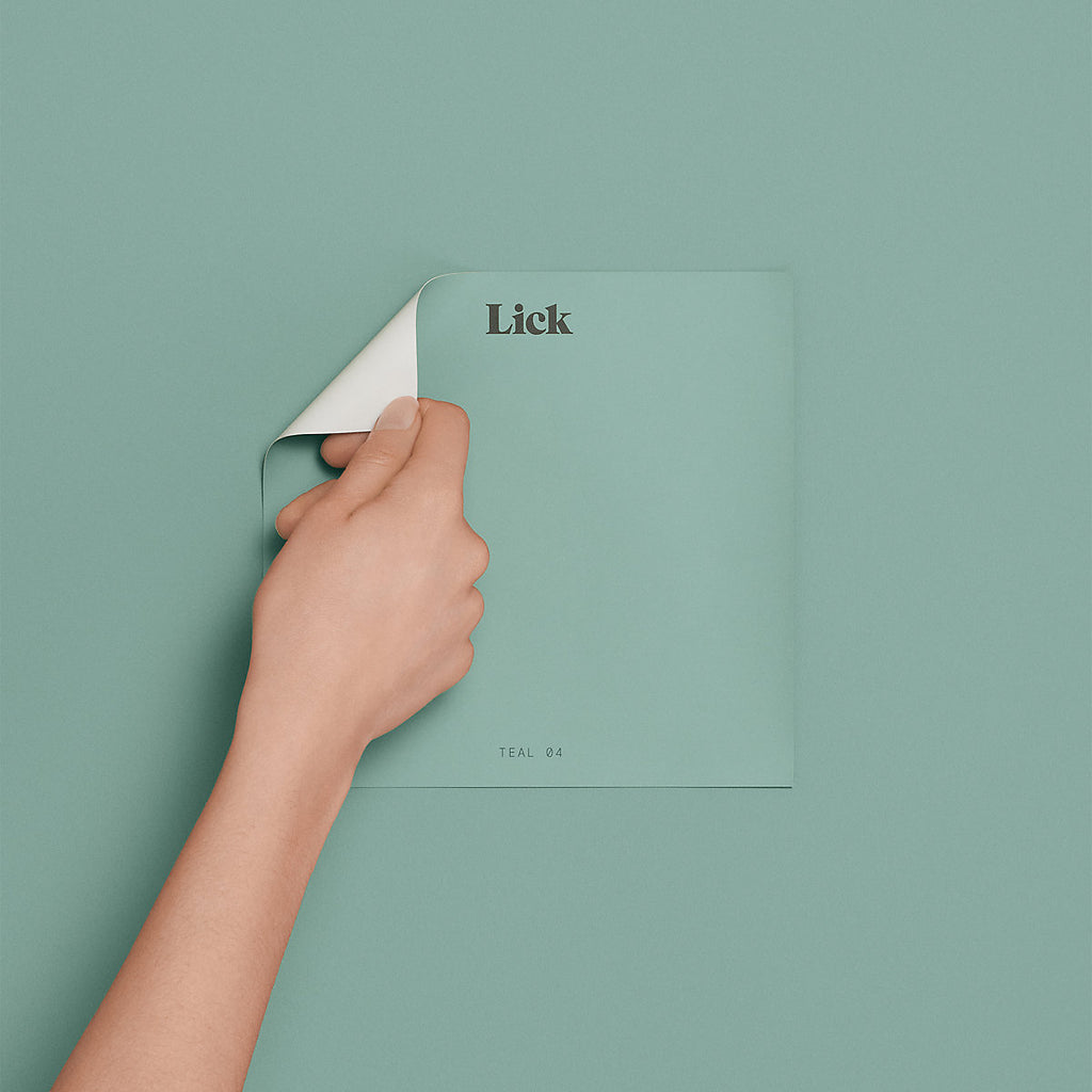 Lick Teal 04 Peel & stick Tester