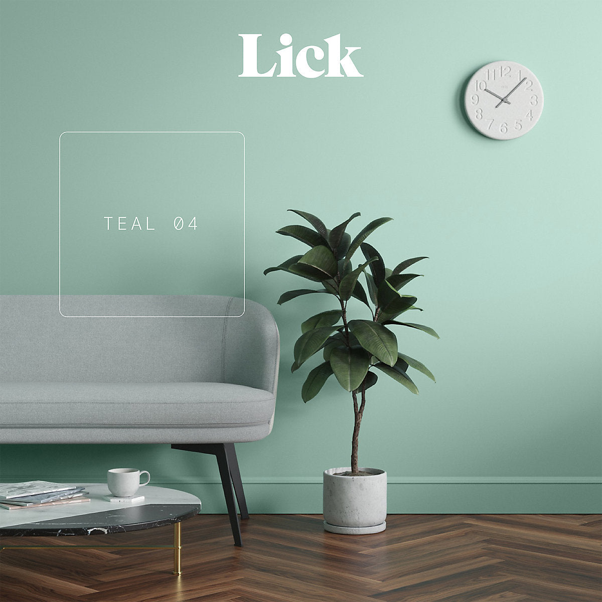 Lick Teal 04 Peel & stick Tester
