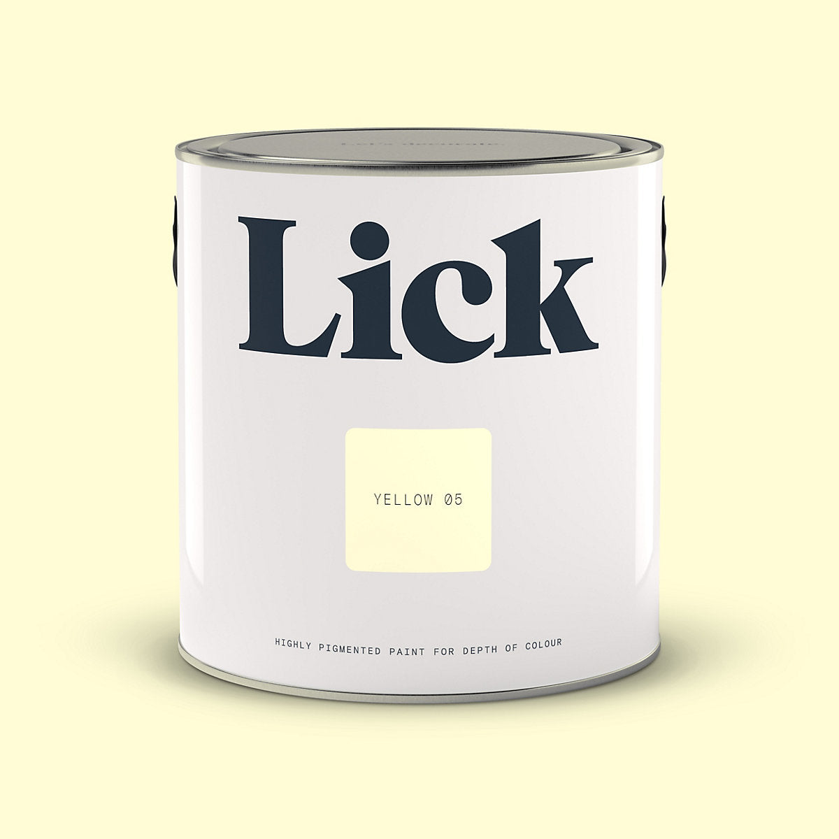 Lick Yellow 05 Eggshell Emulsion paint, 2.5L