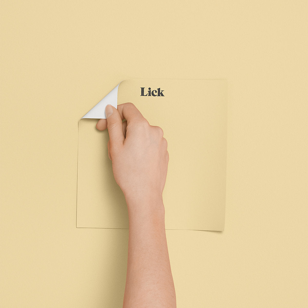 Lick Yellow 07 Peel & stick Tester