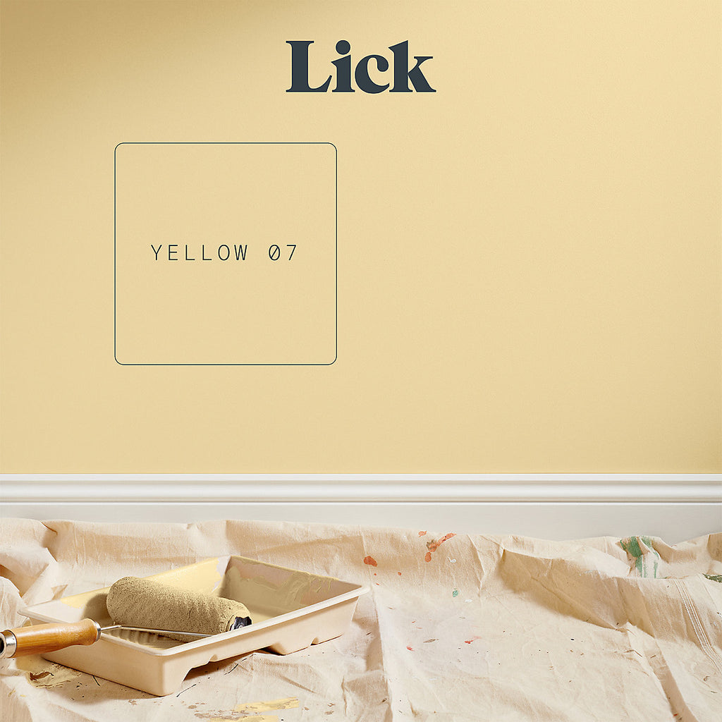 Lick Yellow 07 Peel & stick Tester