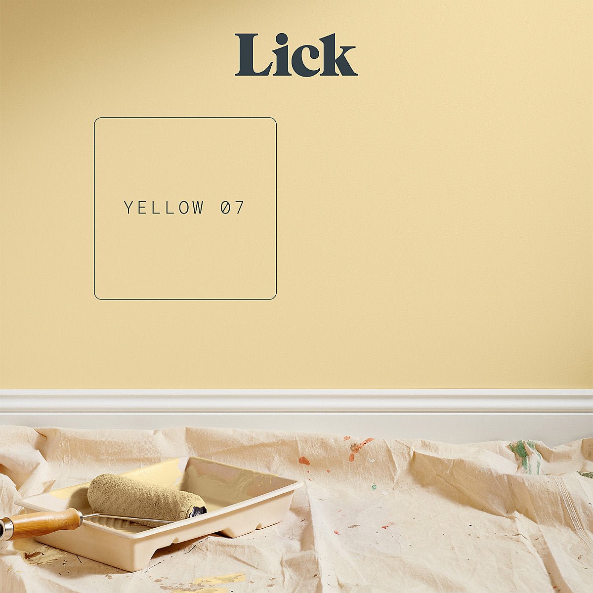 Lick Yellow 07 Peel & stick Tester