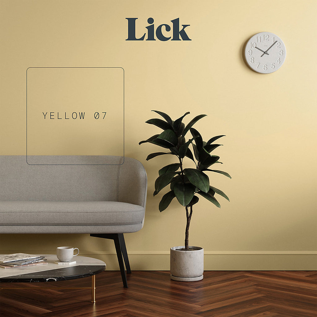 Lick Yellow 07 Peel & stick Tester
