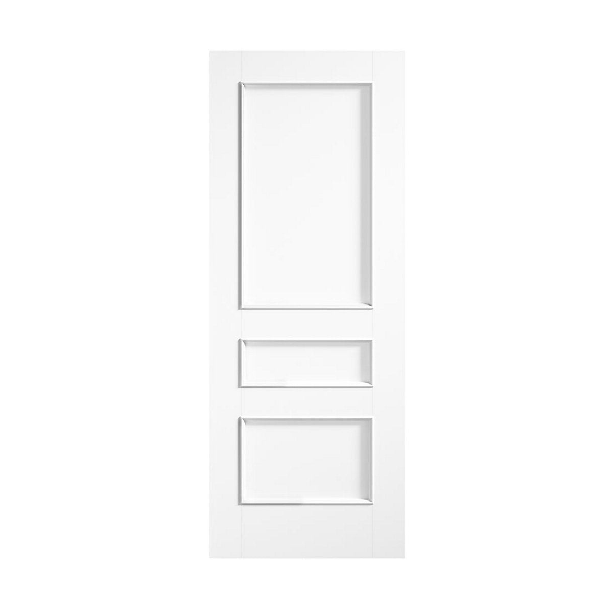 LPD Toledo Unglazed Modern White Internal Chipboard Fire door, (H)1981mm (W)838mm (T)44mm
