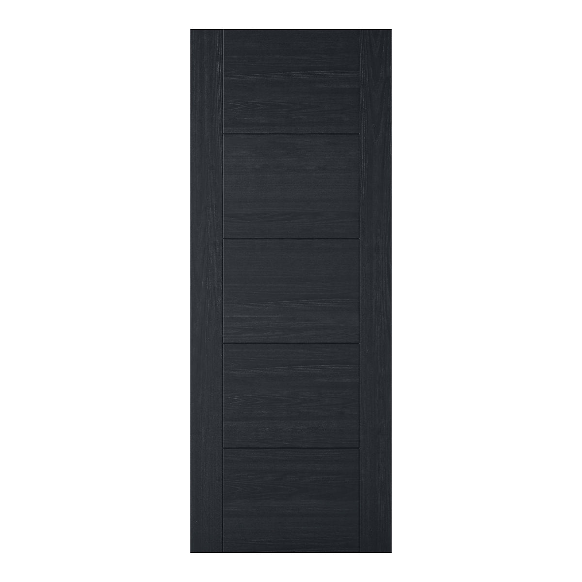 LPD Vancouver Unglazed Modern Black Internal Chipboard Door, (H)1981mm (W)533mm (T)35mm