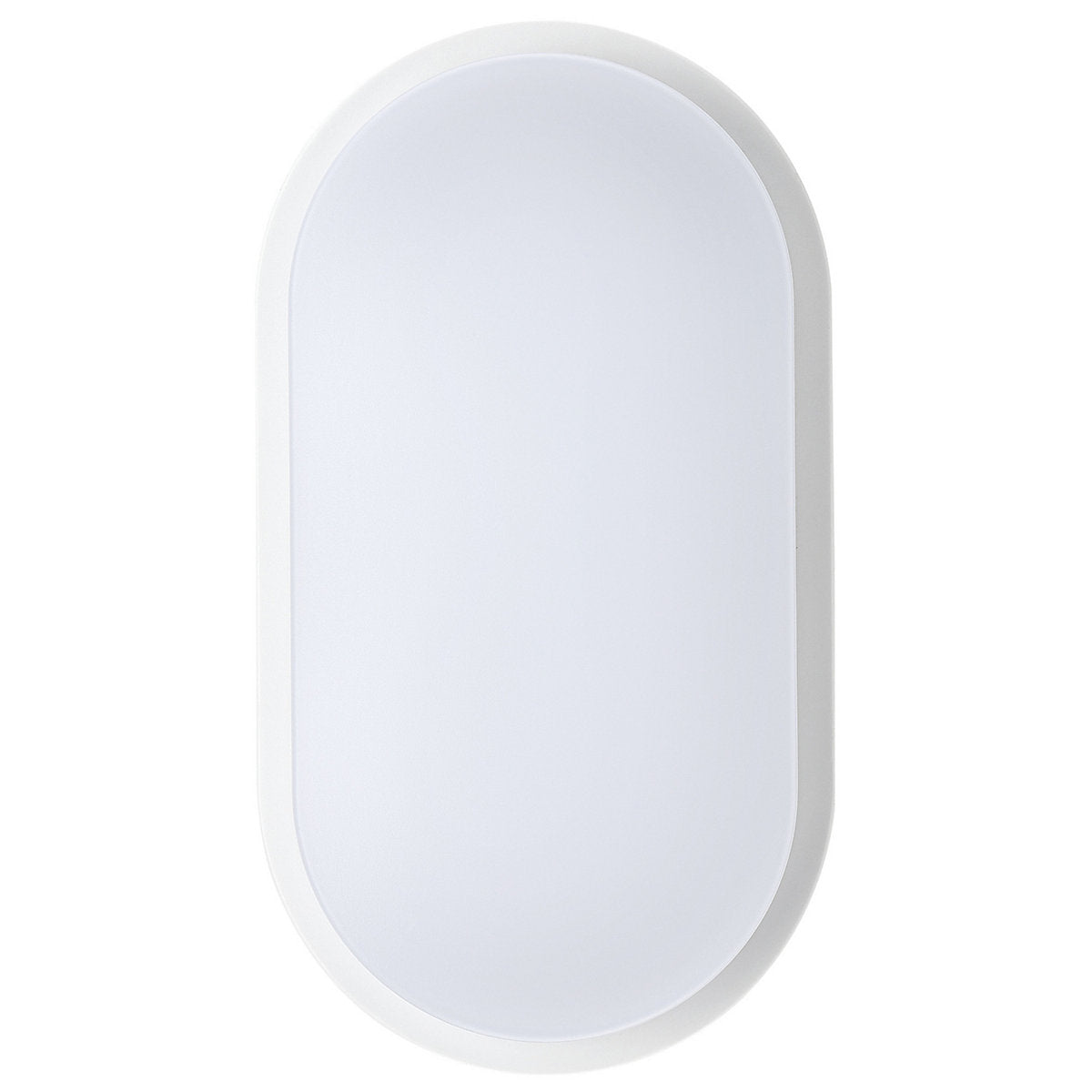 Luceco Fixed Black & White Mains-powered (wired) LED Outdoor Wall light 700lm