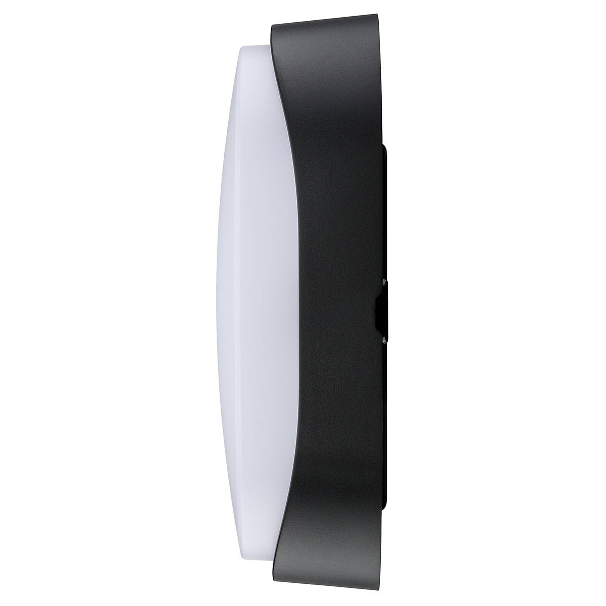 Luceco Fixed Black & White Mains-powered (wired) LED Outdoor Wall light 700lm