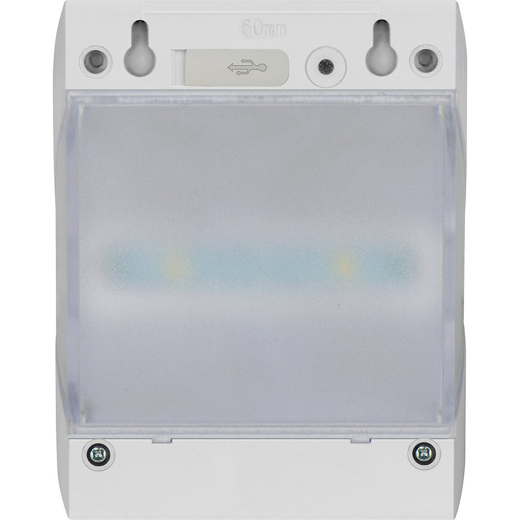 Luceco Prysm Non-adjustable White Battery & solar-powered LED 3W PIR With motion sensor Square Outdoor Wall light