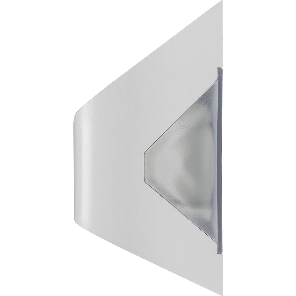 Luceco Prysm Non-adjustable White Battery & solar-powered LED 6W PIR With motion sensor Rectangular Outdoor Wall light
