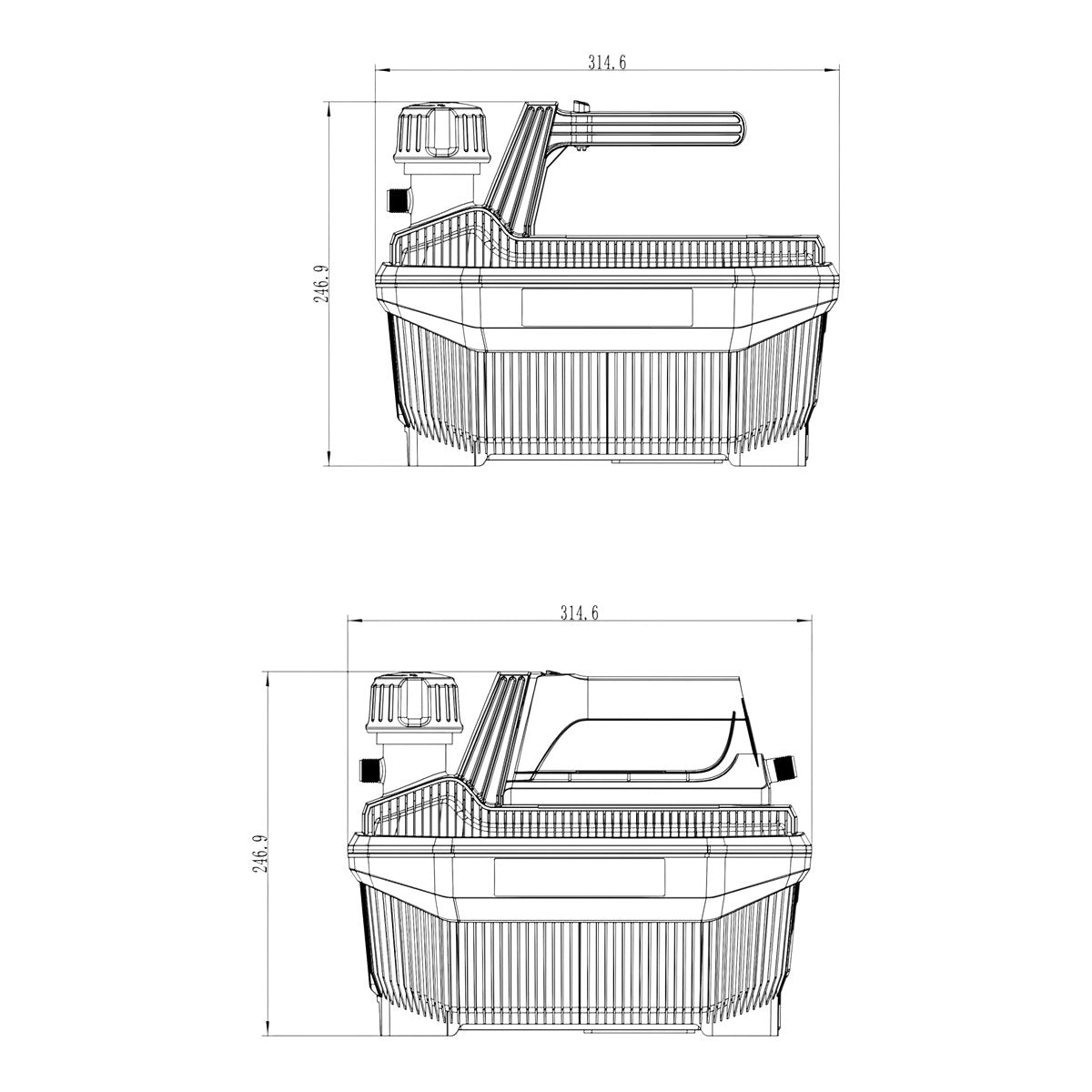 Mac Allister 2000W 4L Wallpaper stripper 240V - MCB1356STM