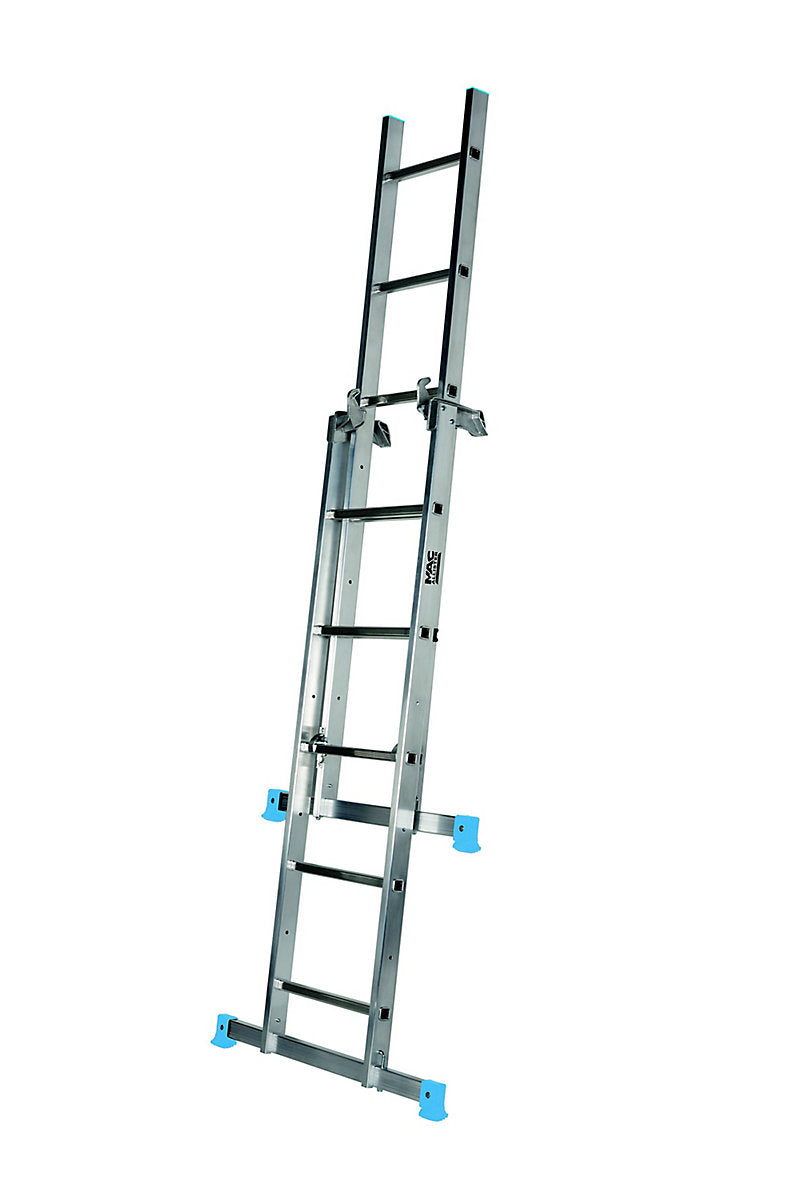 Mac Allister 3-way Aluminium Combination Ladder