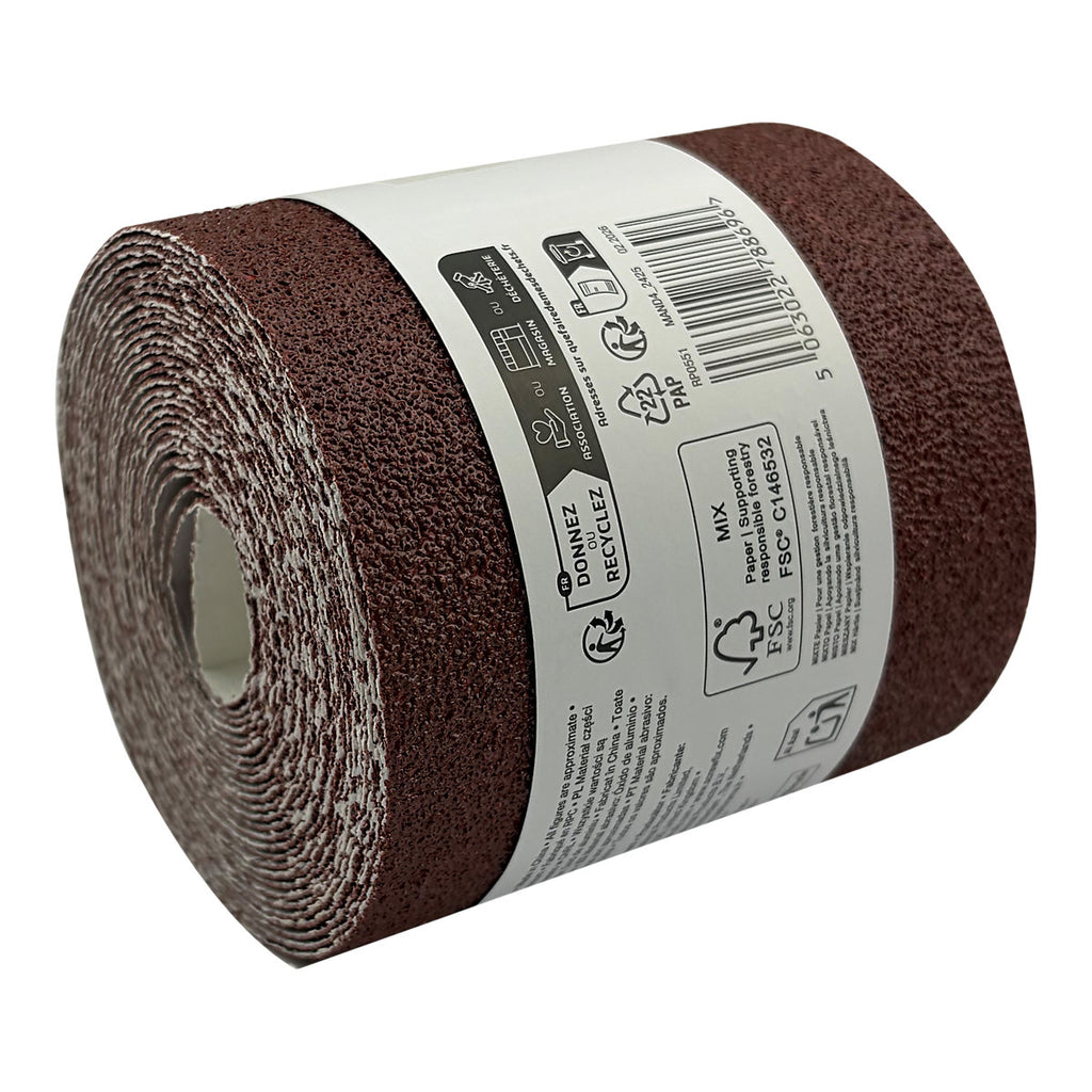 Magnusson 40 grit Brown Sanding roll (L)5m (W)93mm