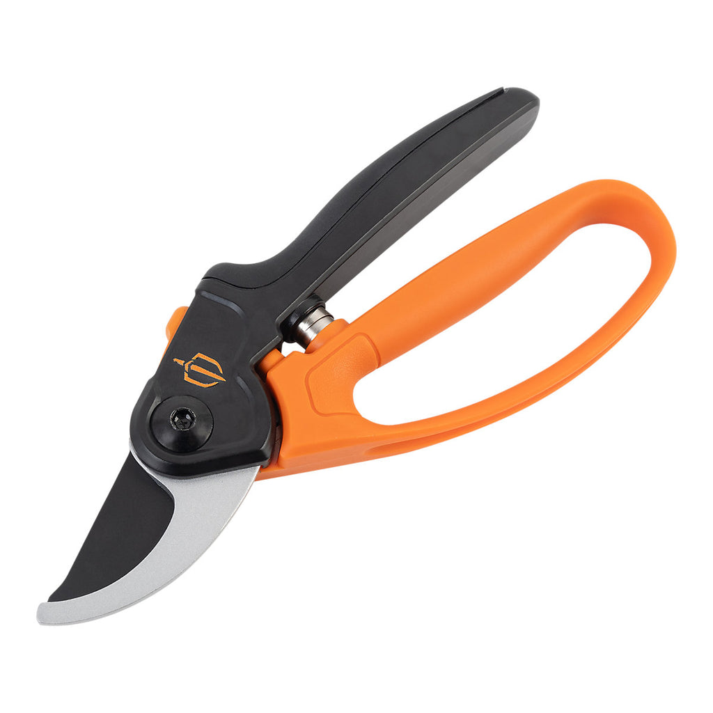 Magnusson Finger loop Orange+Black Bypass Secateurs (H) 25mm x (W) 82mm