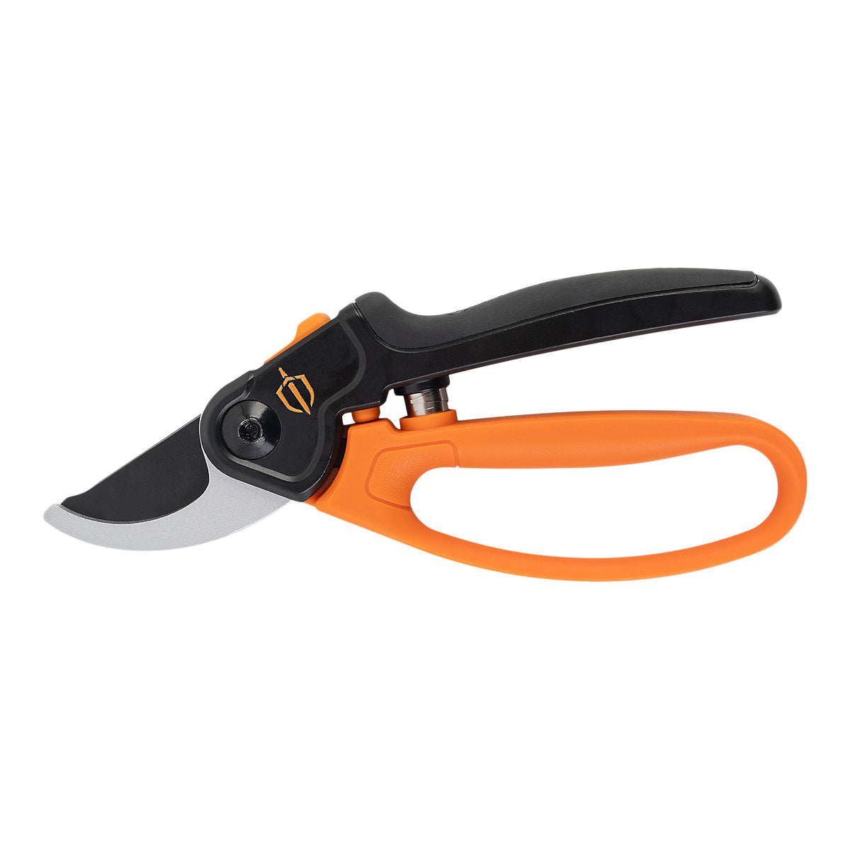 Magnusson Finger loop Orange+Black Bypass Secateurs (H) 25mm x (W) 82mm