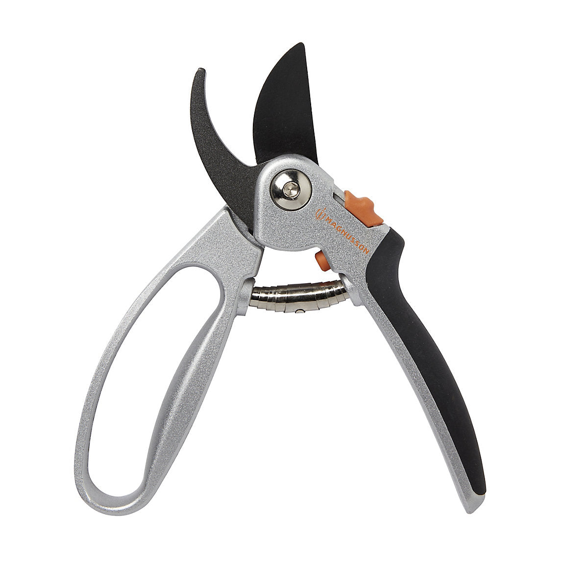 Magnusson Finger loop Orange+Black Bypass Secateurs (H) 25mm x (W) 82mm