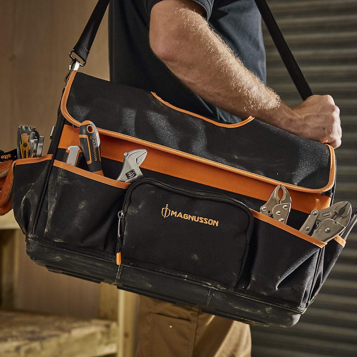 Magnusson Open tote bag (L)550mm, 25L capacity