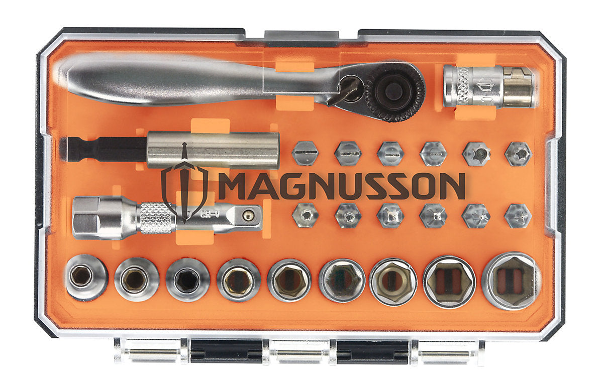 Magnusson ¼" Standard Socket set (25 piece)
