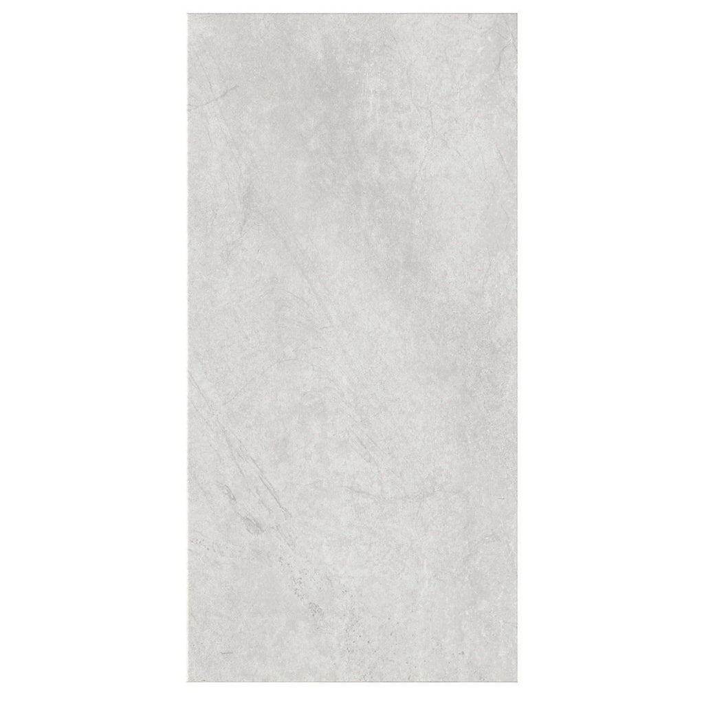 Manhattan Light Grey Matt Stone effect Ceramic Indoor Wall & floor Tile Sample