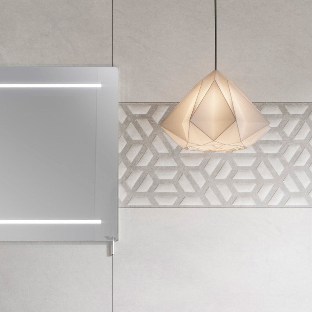 Manhattan Light Grey Matt Stone effect Ceramic Indoor Wall & floor Tile Sample