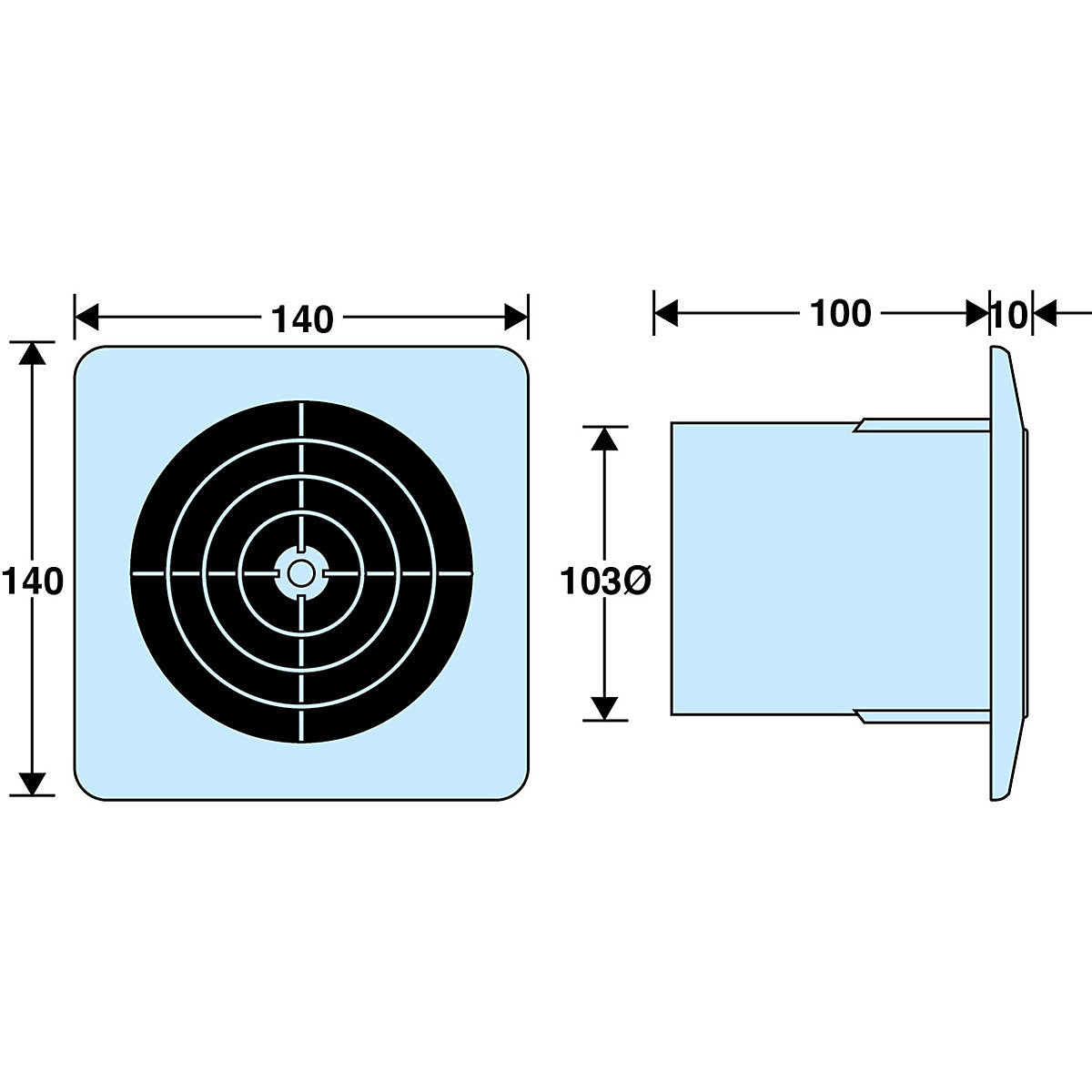 Manrose 12473 Bathroom Extractor fan