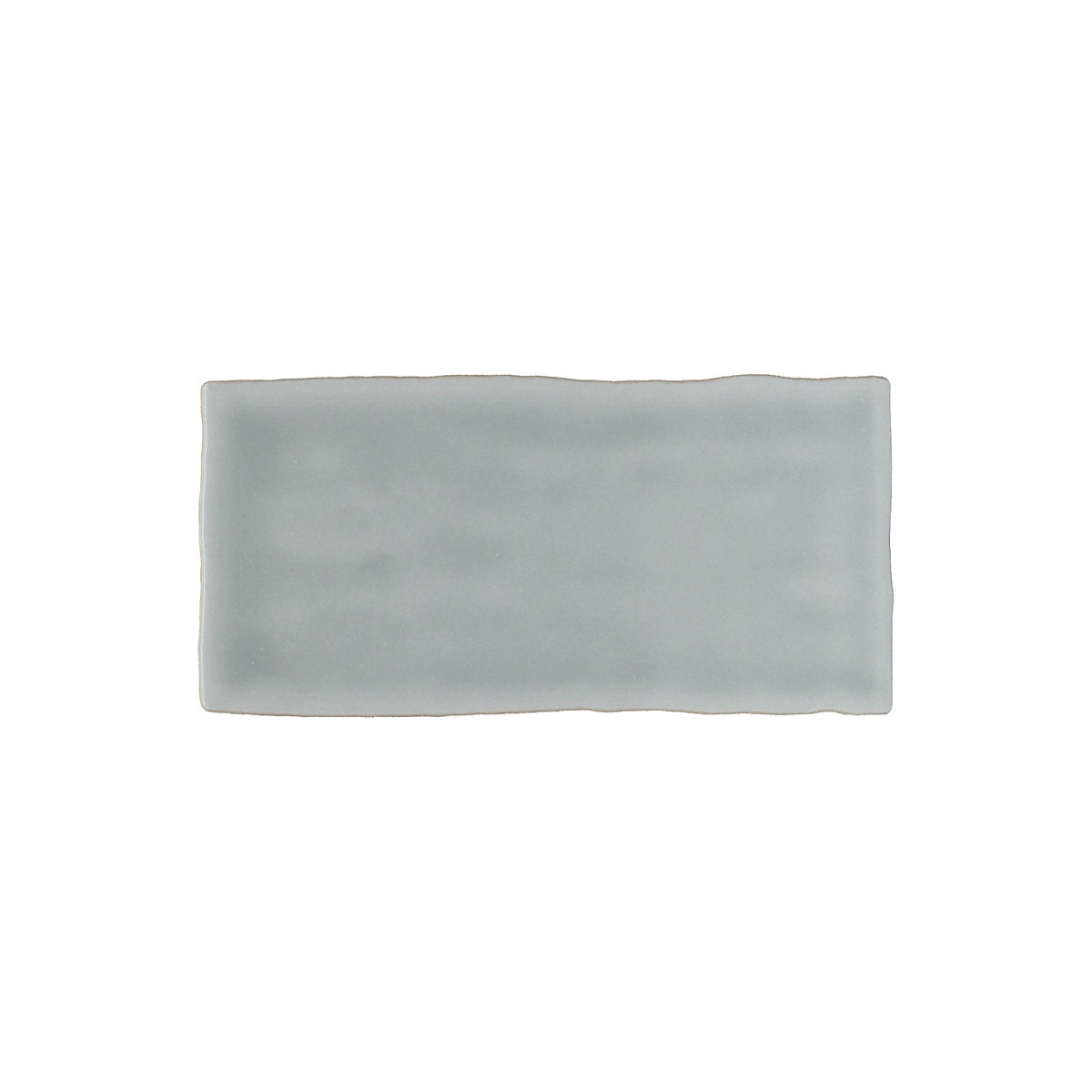 Maremar Aloe Green Gloss Shimmer effect Textured Ceramic Indoor Wall Tile Sample, (L) 13cm x (W) 6.5cm