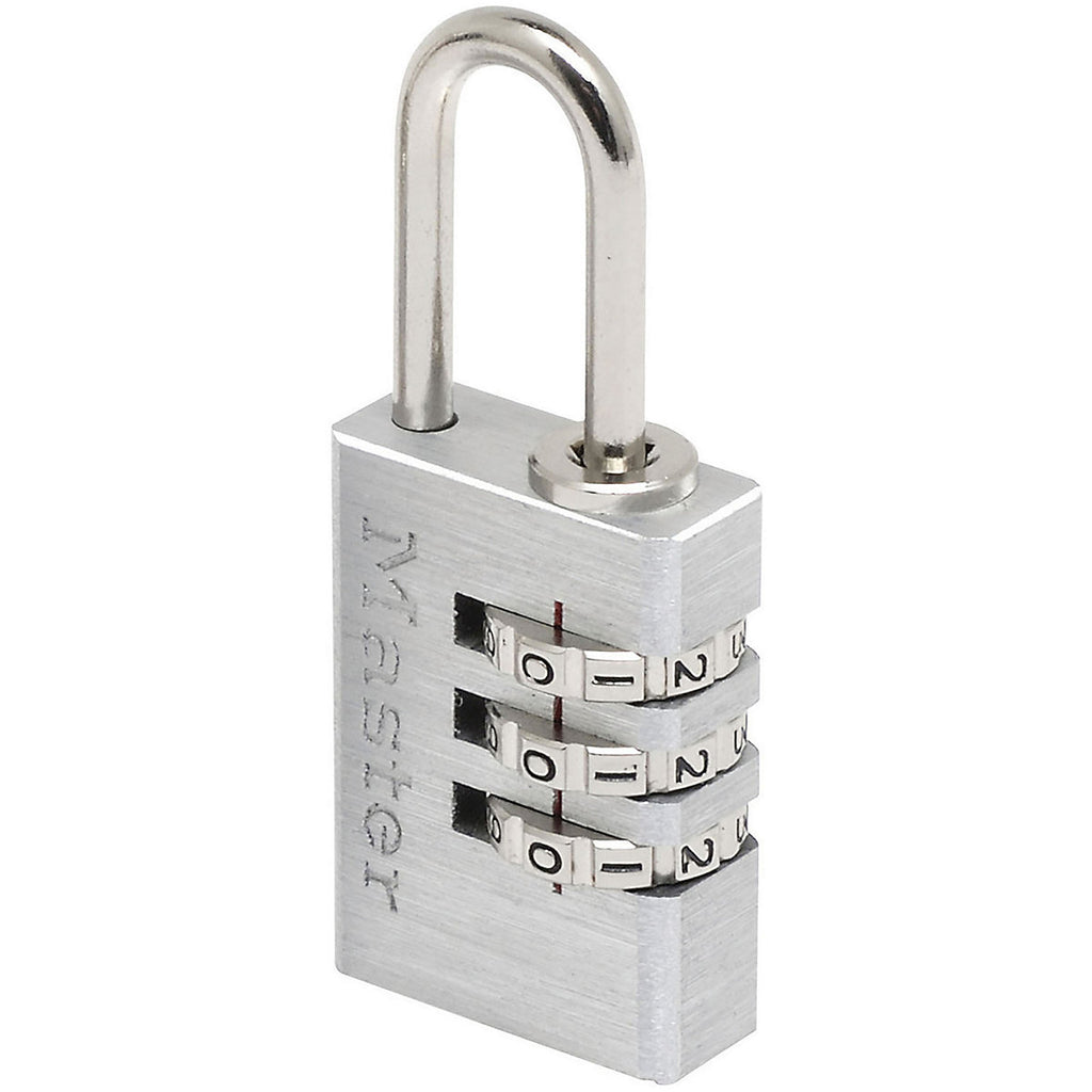 Master Lock Silver Aluminium Combination Padlock (H)31mm (W)20mm