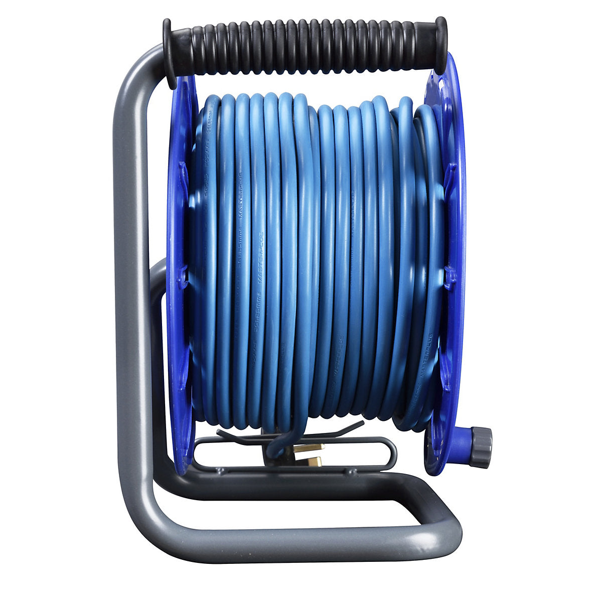 Masterplug 4 socket Black & blue Outdoor Cable reel, 45m