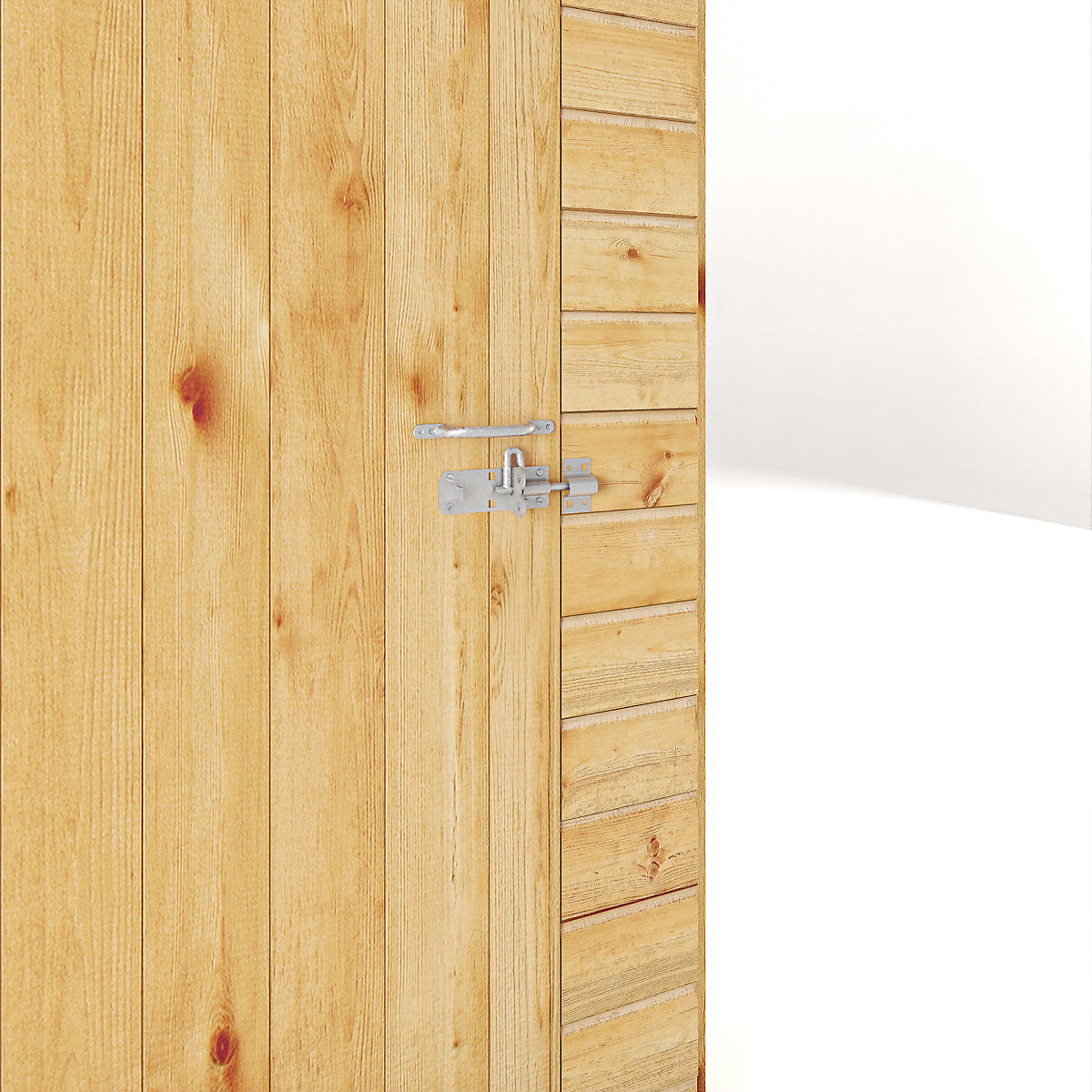 Mercia Woodsman Shiplap 8x6 ft Pent Timber Dip treated Shed with floor & 4 windows
