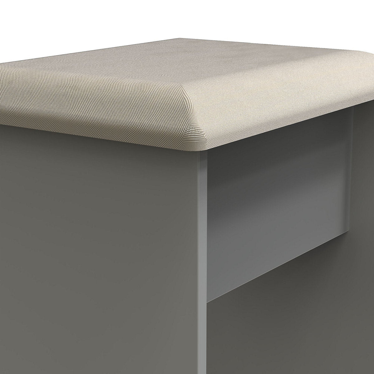 Milan Grey Dressing table stool