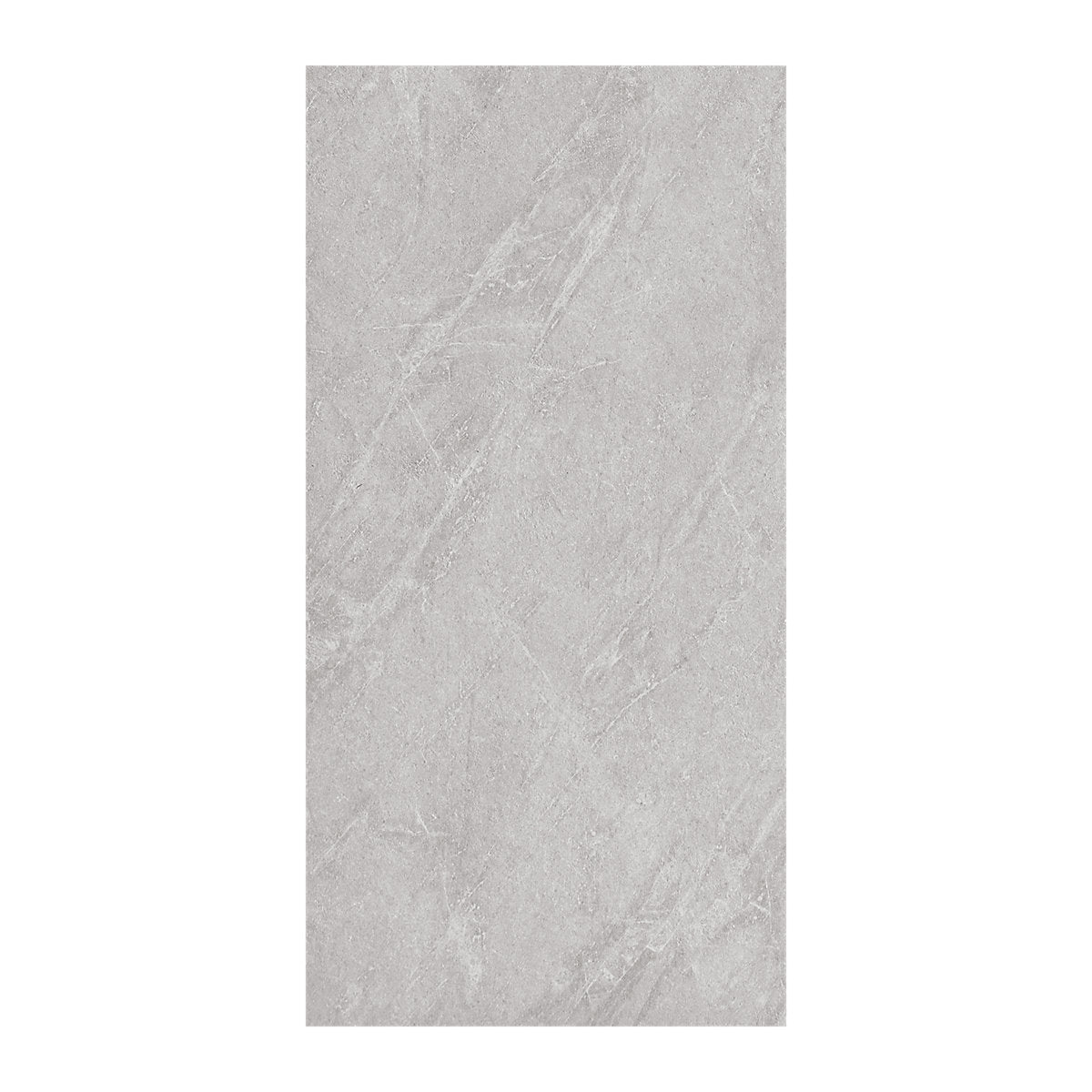 Mineral Grey Matt Nava Concrete effect Embossed Stone plastic composite (SPC) Indoor Wall tile, Pack of 4, (L)1200mm (W)600mm