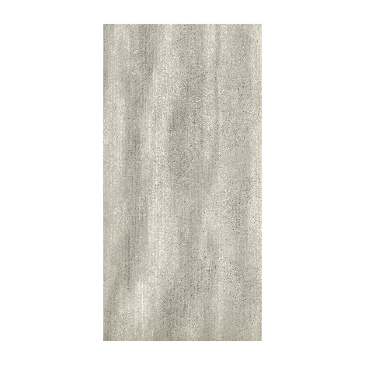 Mineral Ivory Matt Massi Striped Concrete effect Embossed Stone plastic composite (SPC) Indoor Wall tile, Pack of 4, (L)1200mm (W)600mm