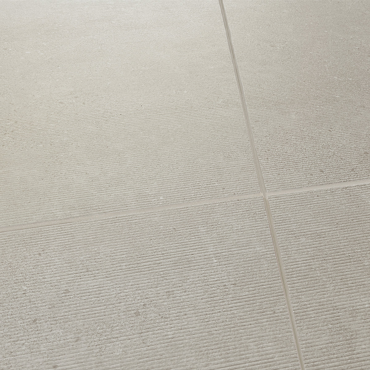 Mineral Ivory Matt Massi Striped Concrete effect Embossed Stone plastic composite (SPC) Indoor Wall tile, Pack of 4, (L)1200mm (W)600mm