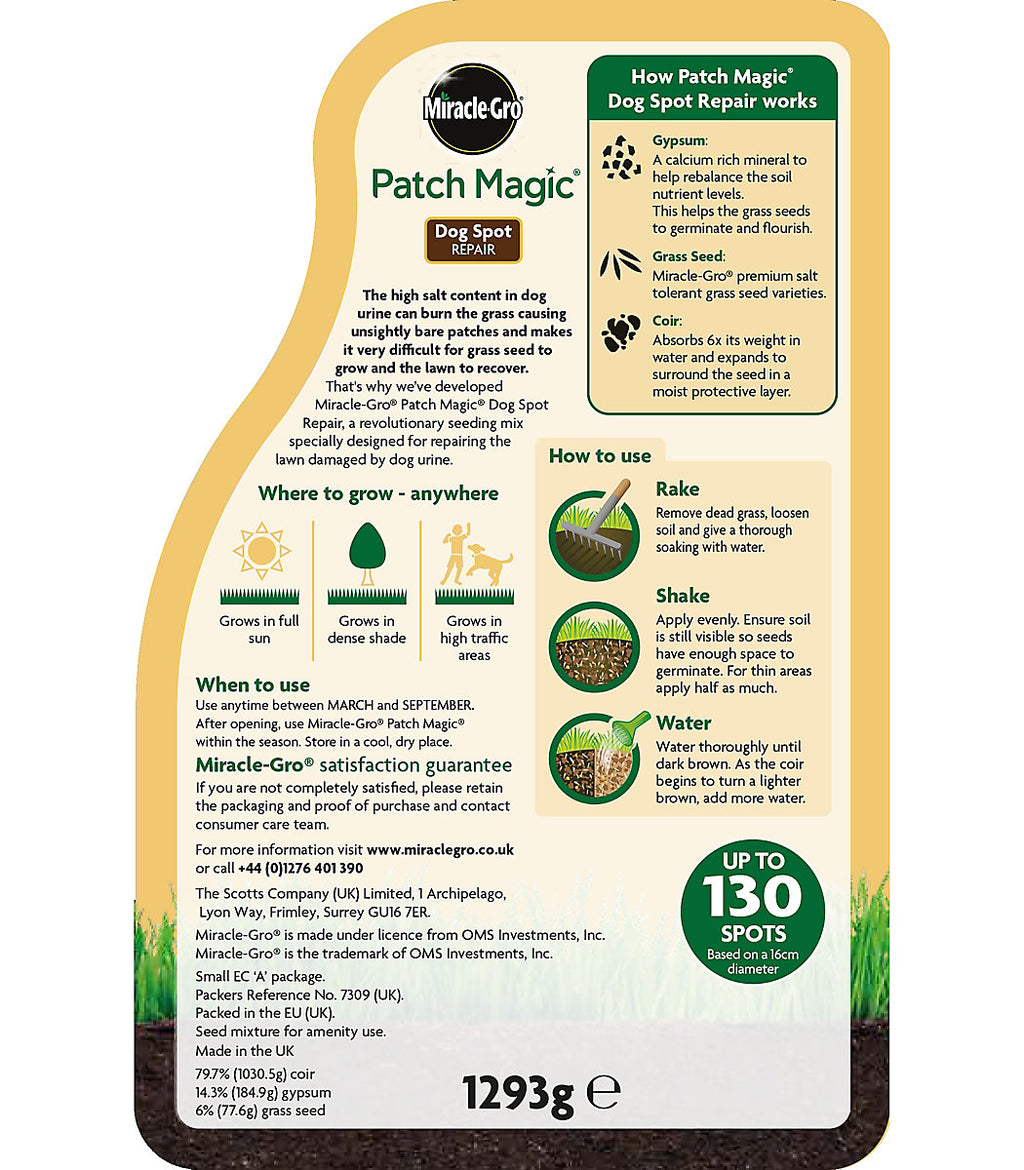 Miracle-Gro Patch magic Lawn repair 6m² 1.3kg