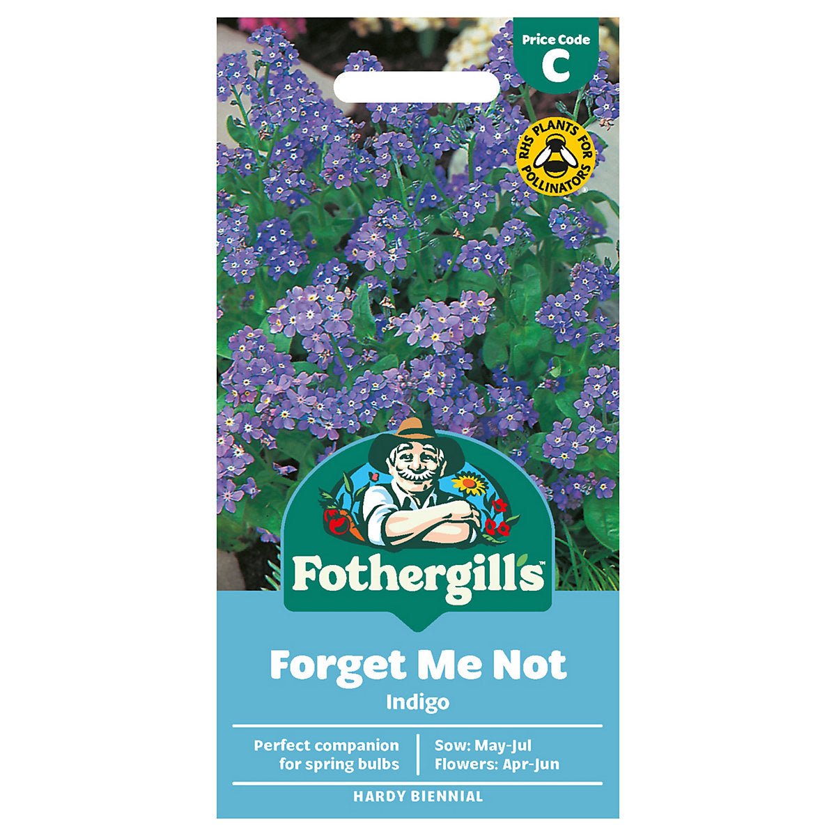 Mr Fothergills Indigo Forget Me Not Flower Seeds
