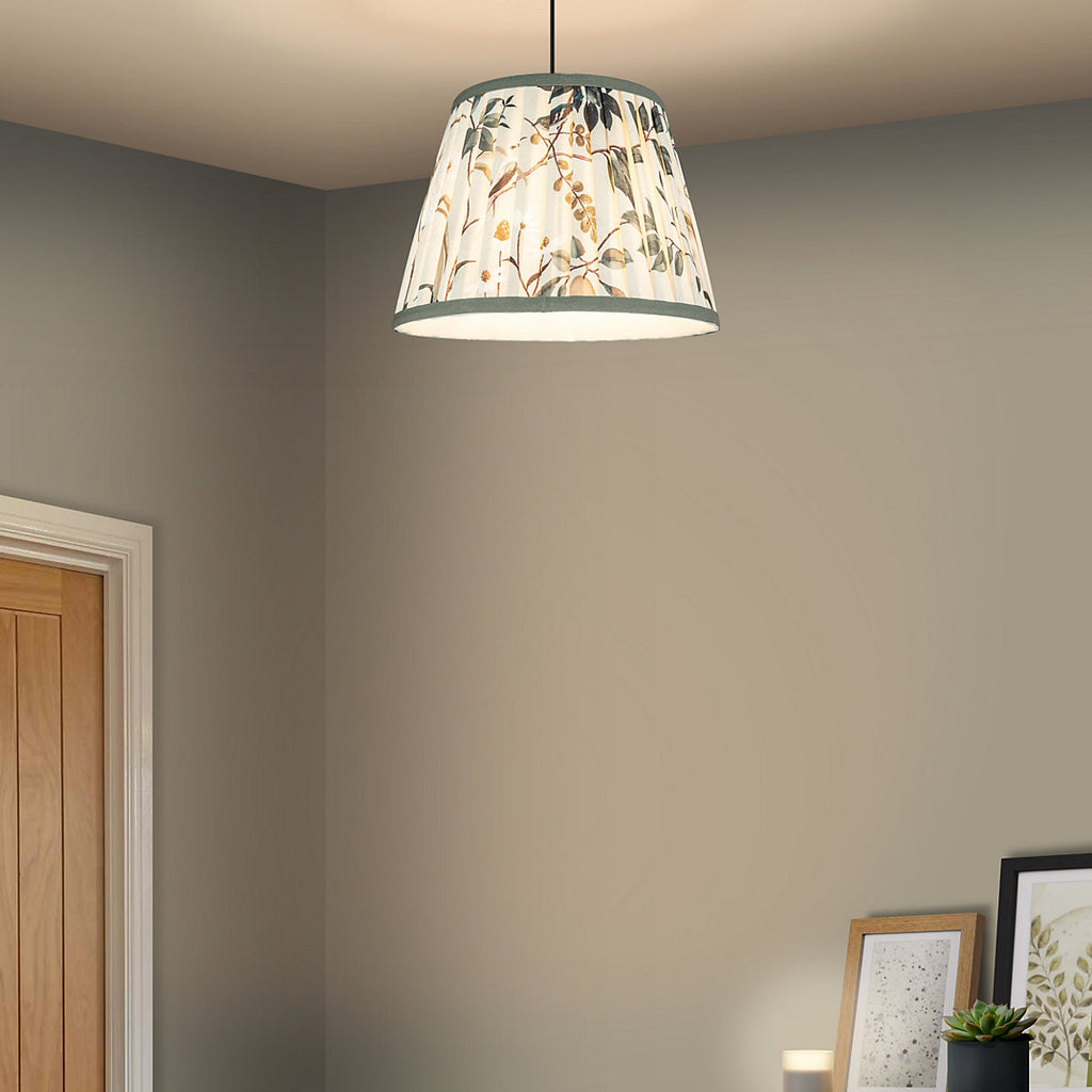 Multicoloured Orchard Bloom Tapered Lamp shade (D)25cm