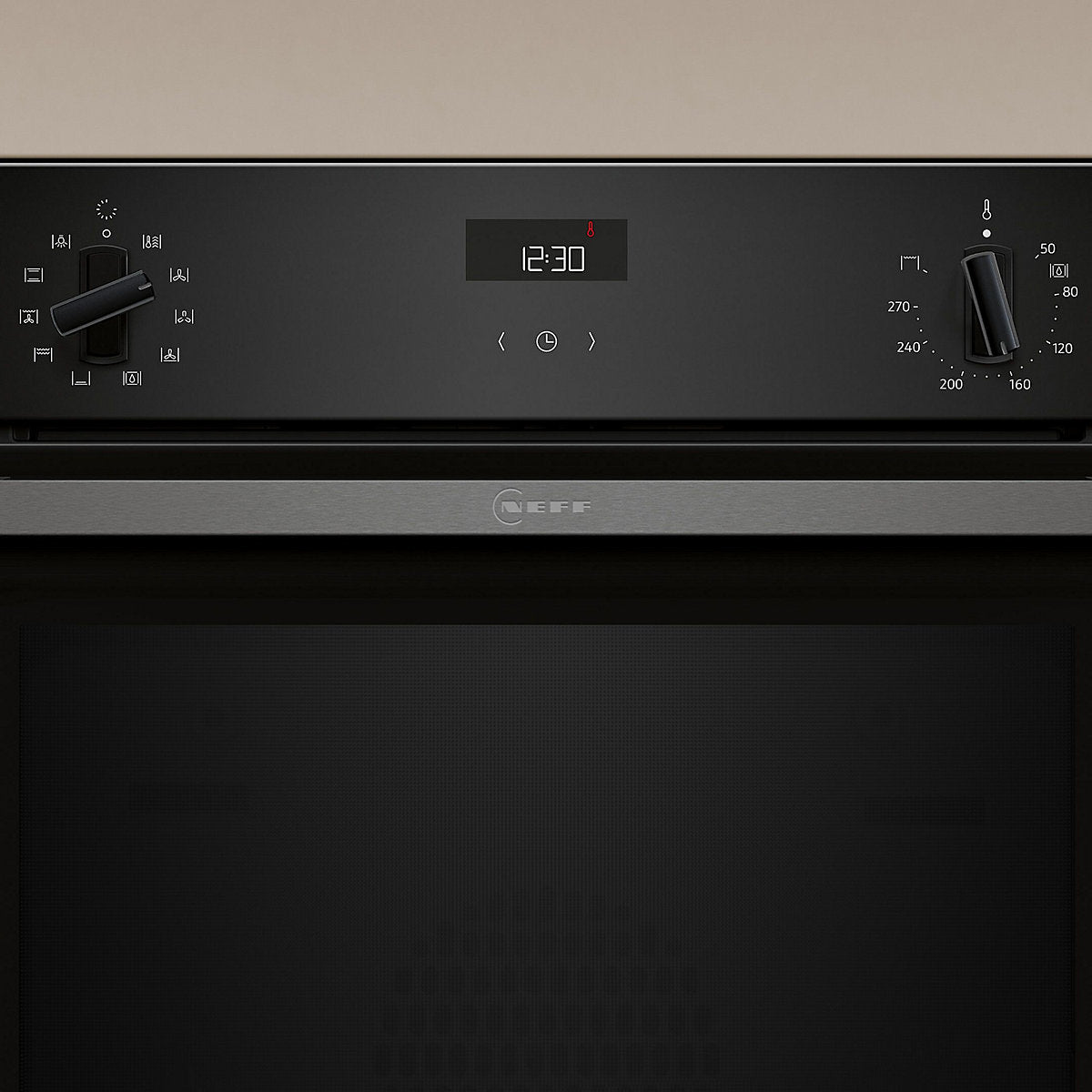 NEFF Slide&Hide B3ACE4AG3B Built-in Single electric multifunction Oven - Black