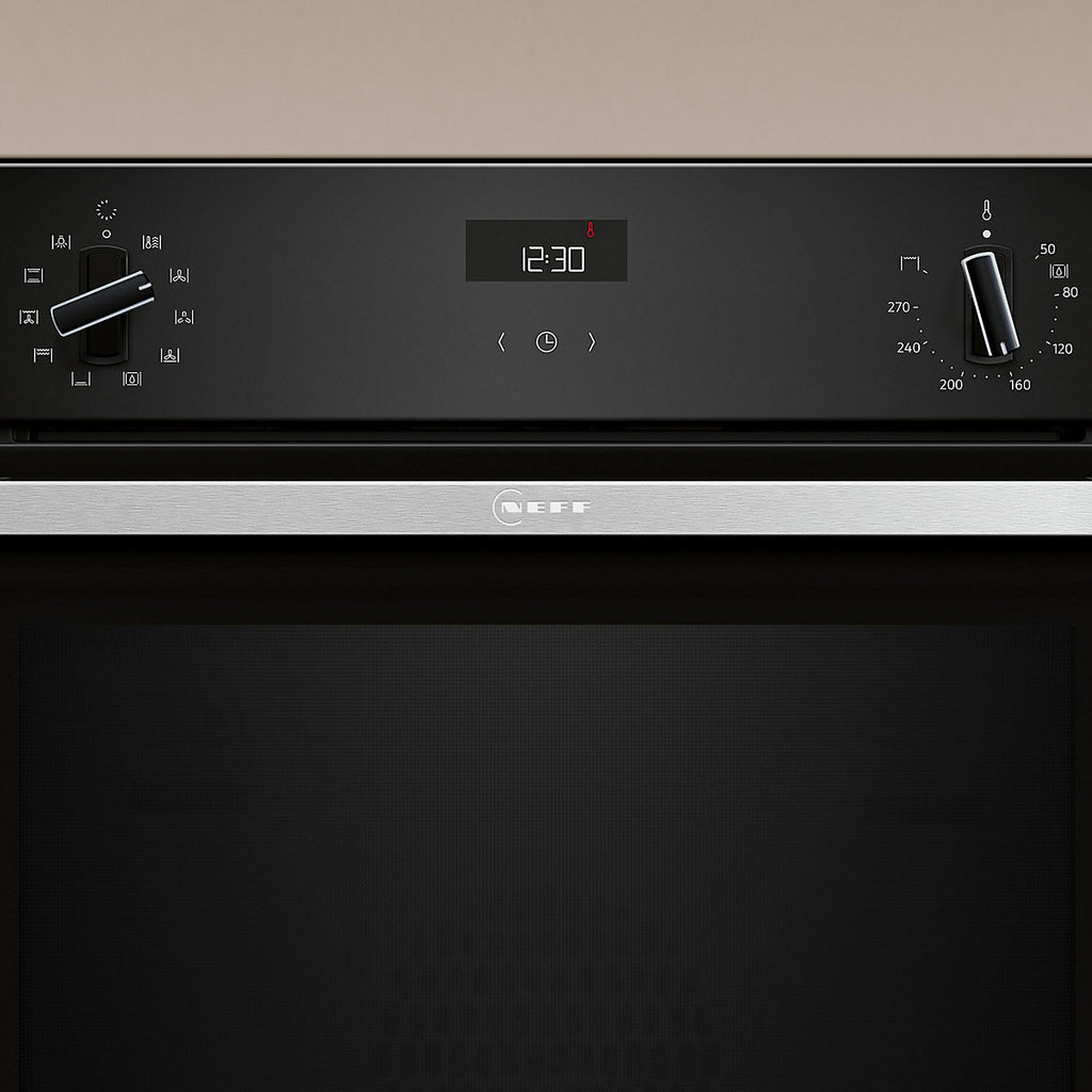NEFF Slide&Hide B3ACE4AN3B Built-in Single Multi-function Electric Oven - Black