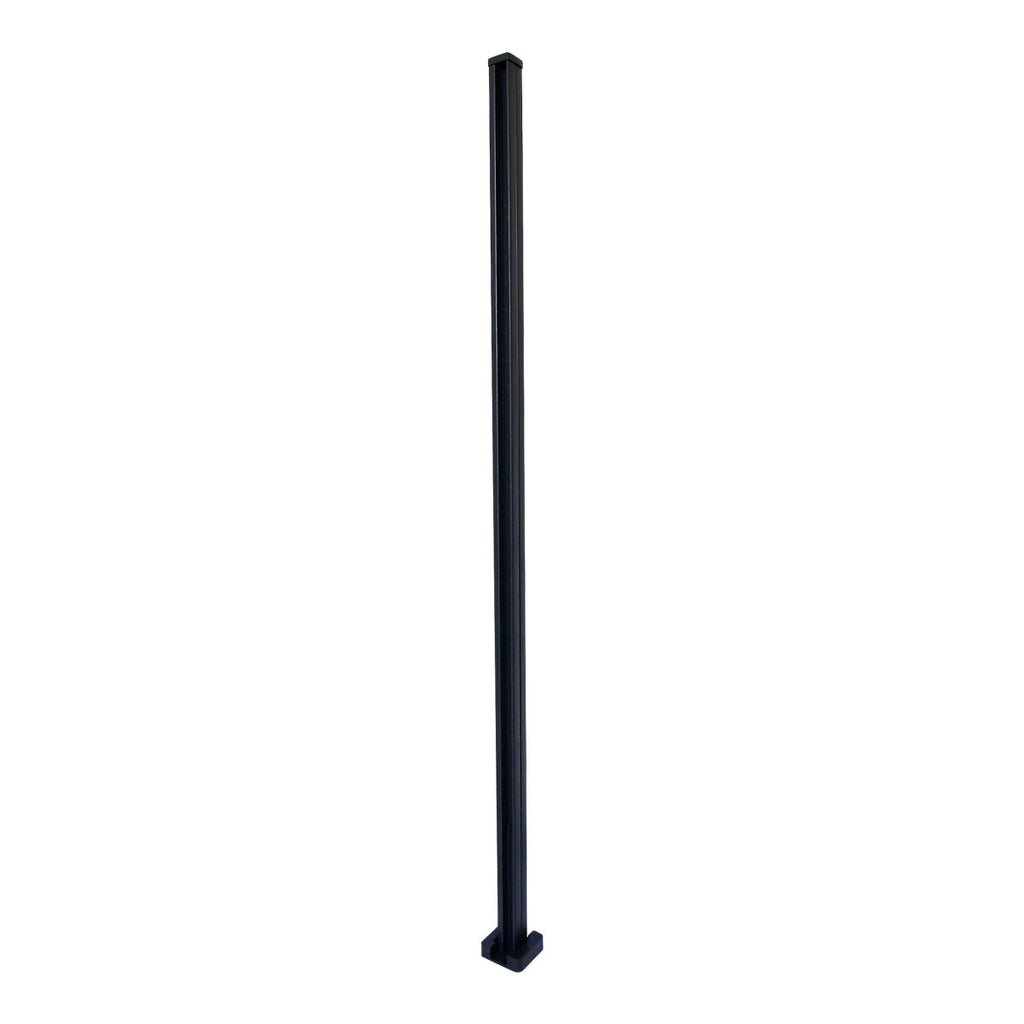 Neva Dark Grey Slotted H-shaped Post (H)1.85m (W)48.1mm