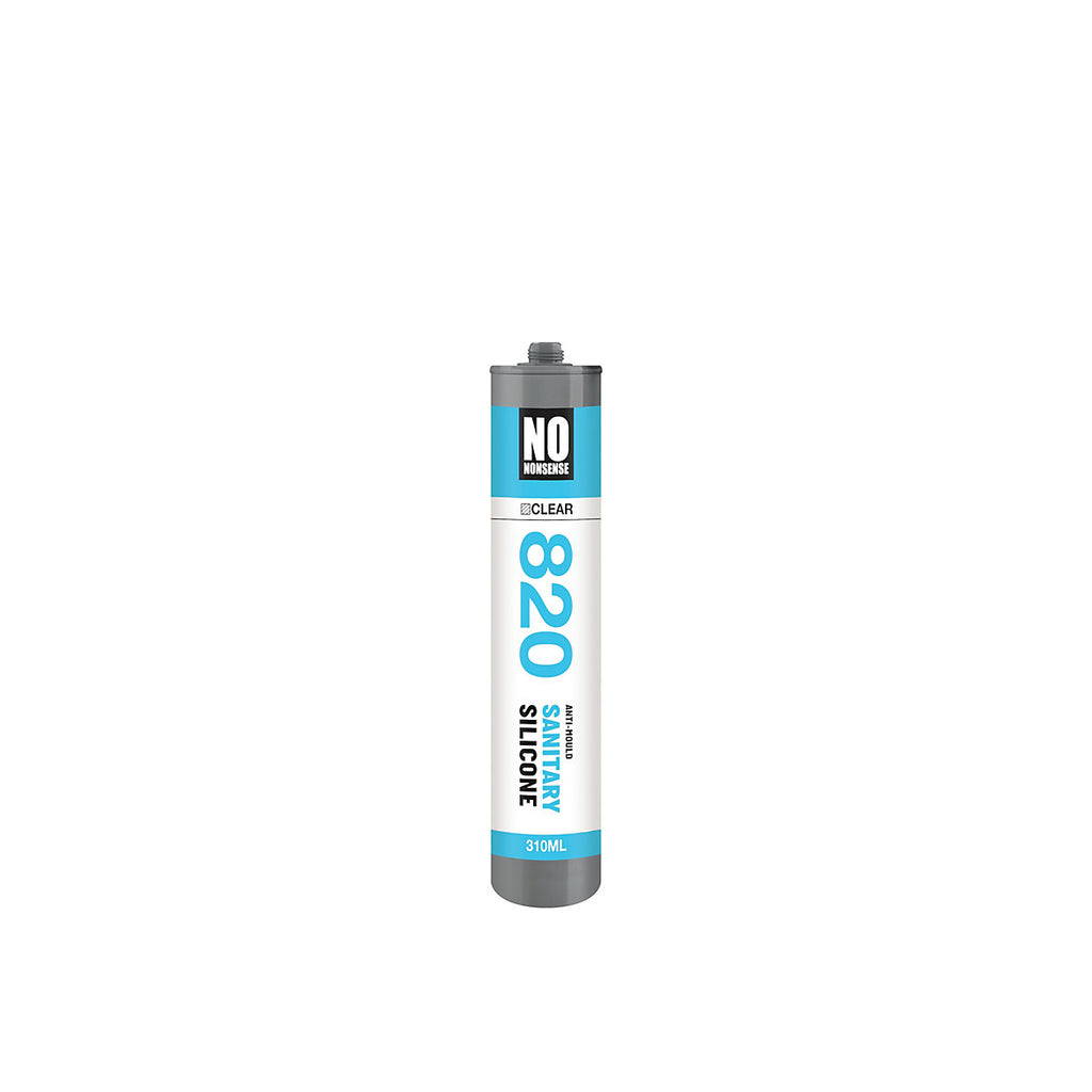No Nonsense Clear Silicone-based Sanitary sealant, 310ml
