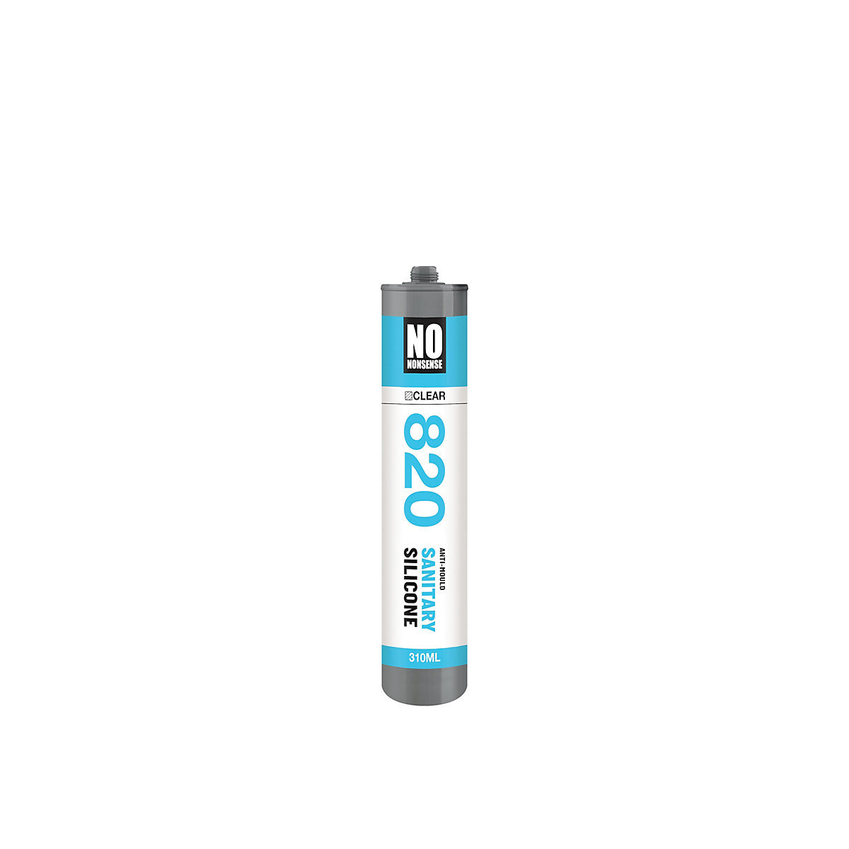 No Nonsense Clear Silicone-based Sanitary sealant, 310ml