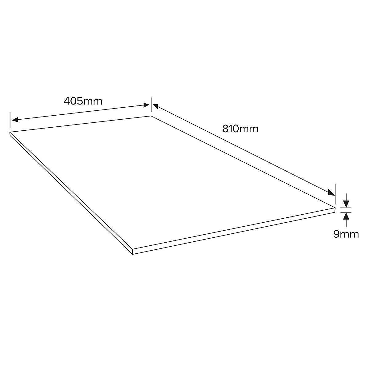 OSB 3 OSB (L)810mm (W)405mm (T)9mm