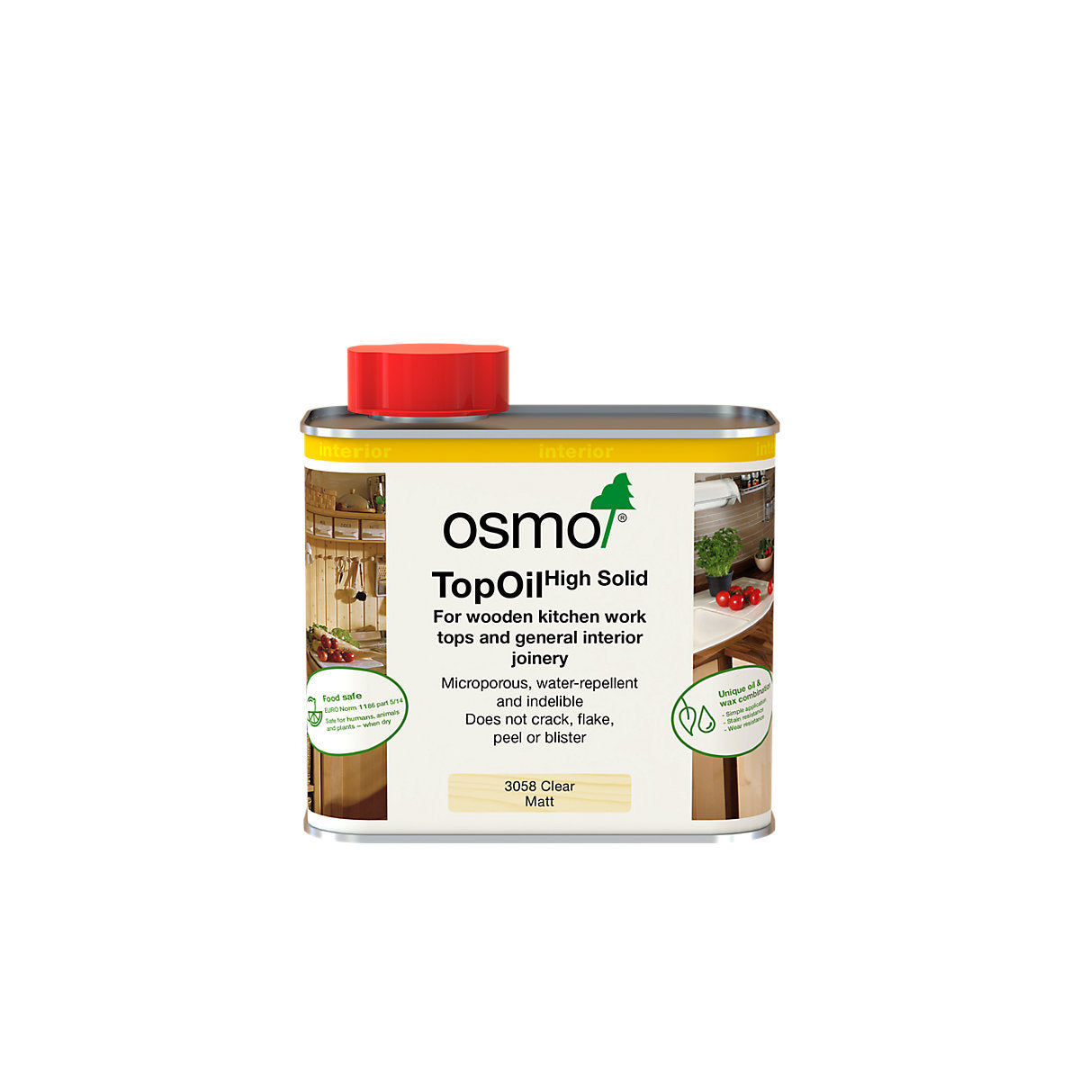 Osmo Clear Matt Worktop oil, 500ml