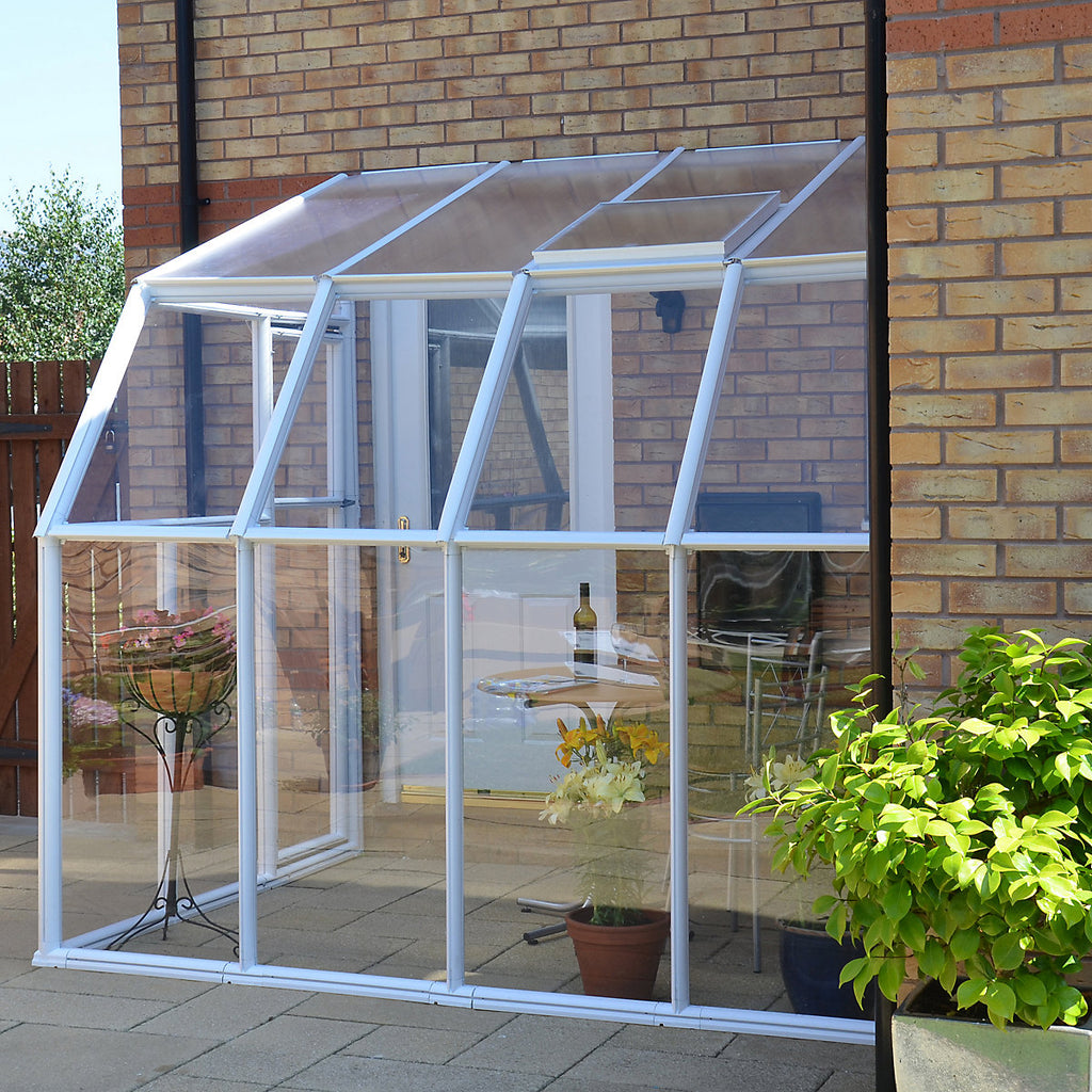 Palram - Canopia 8x6 ft Barn Plastic Sun room & 1 window
